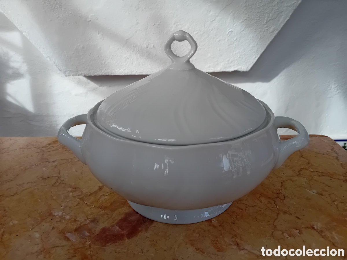 Antig&uuml;edades: sopera porcelana marca Allegro - Foto 1