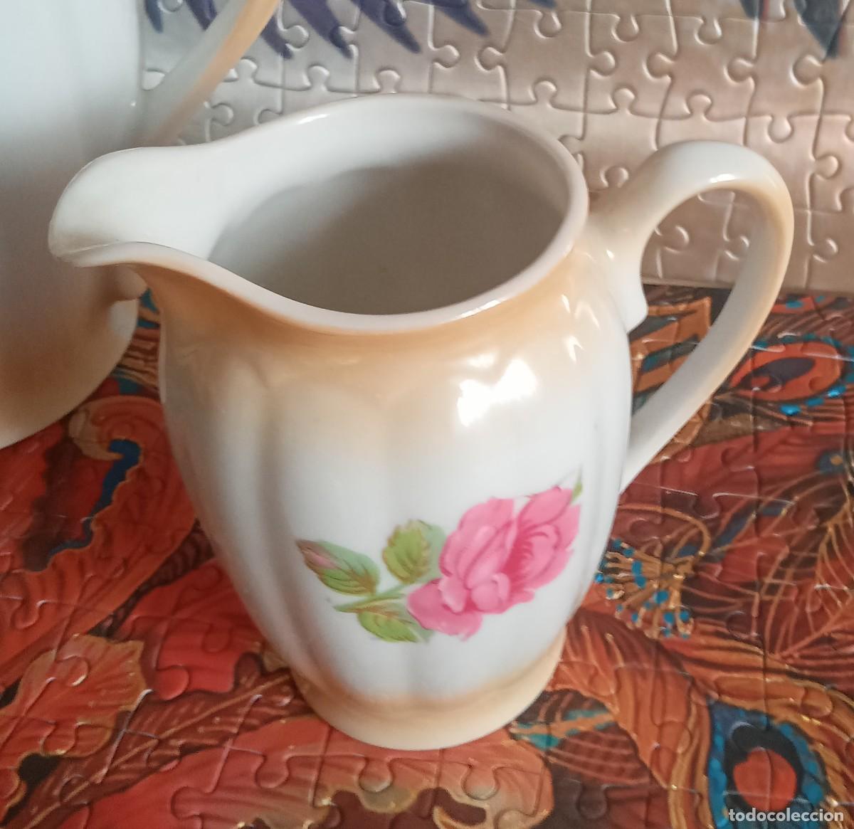 Antig&uuml;edades: Juego de t&eacute; de cer&aacute;mica - Foto 4