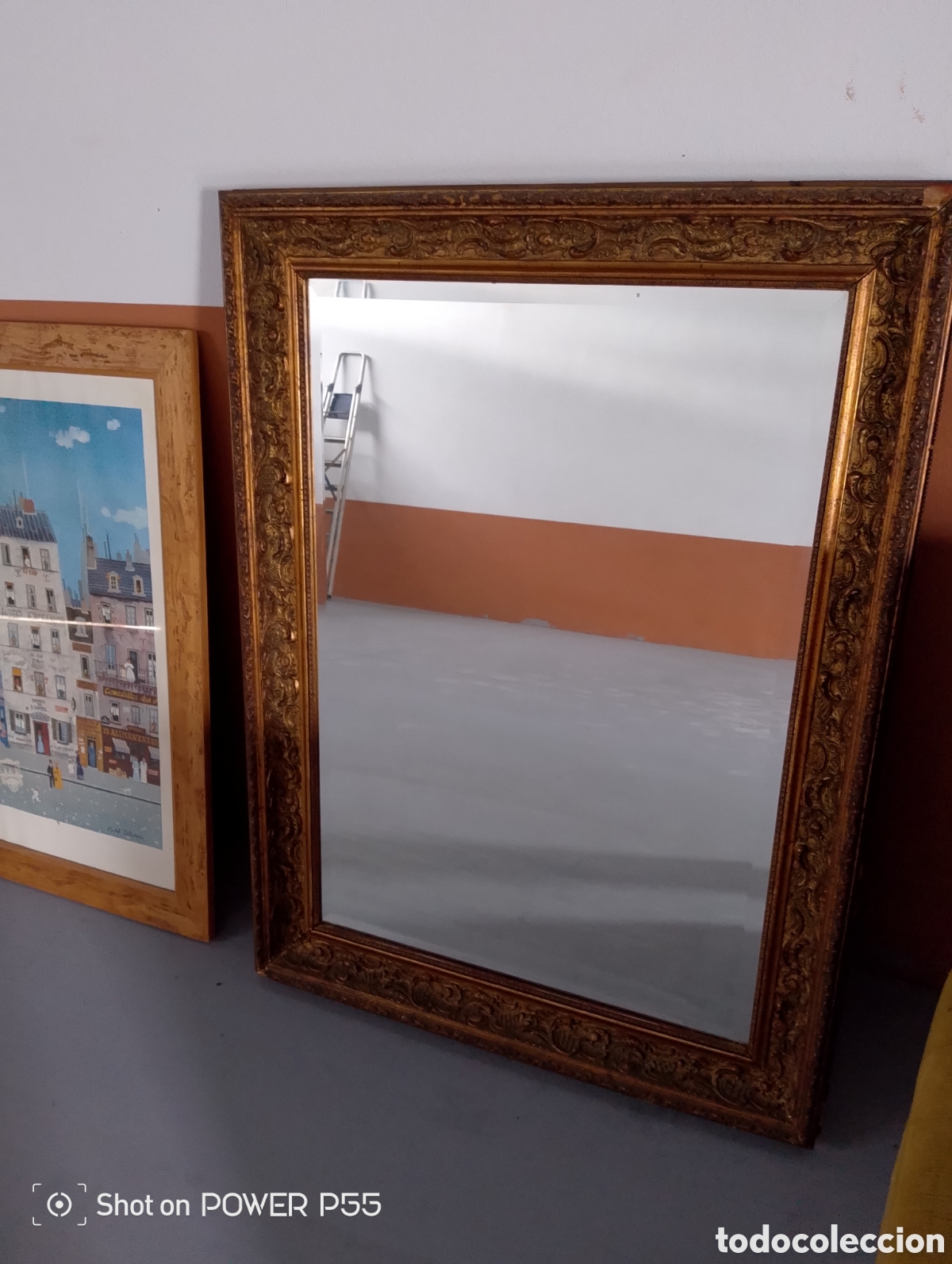 Antig&uuml;edades: Cuadro espejo biselado - Foto 2