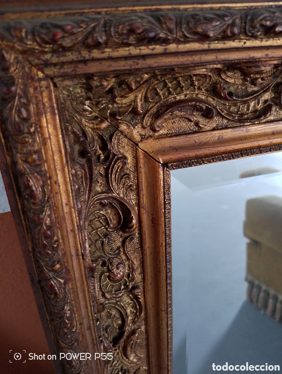 Antig&uuml;edades: Cuadro espejo biselado - Foto 3