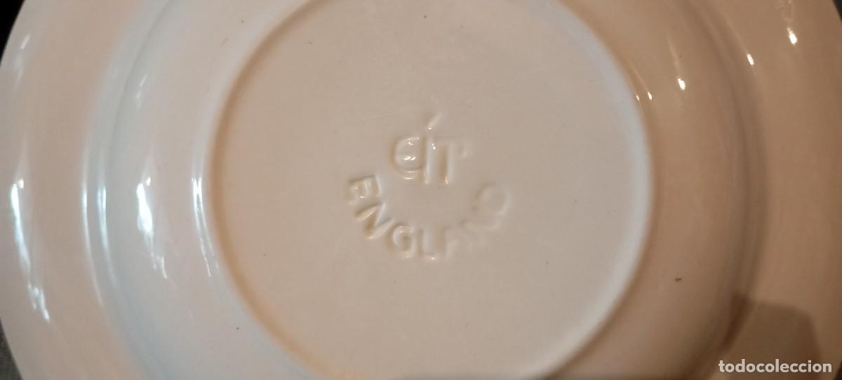 Antig&uuml;edades: Plato de loza inglesa Blue Willow. EIT England. - Foto 9