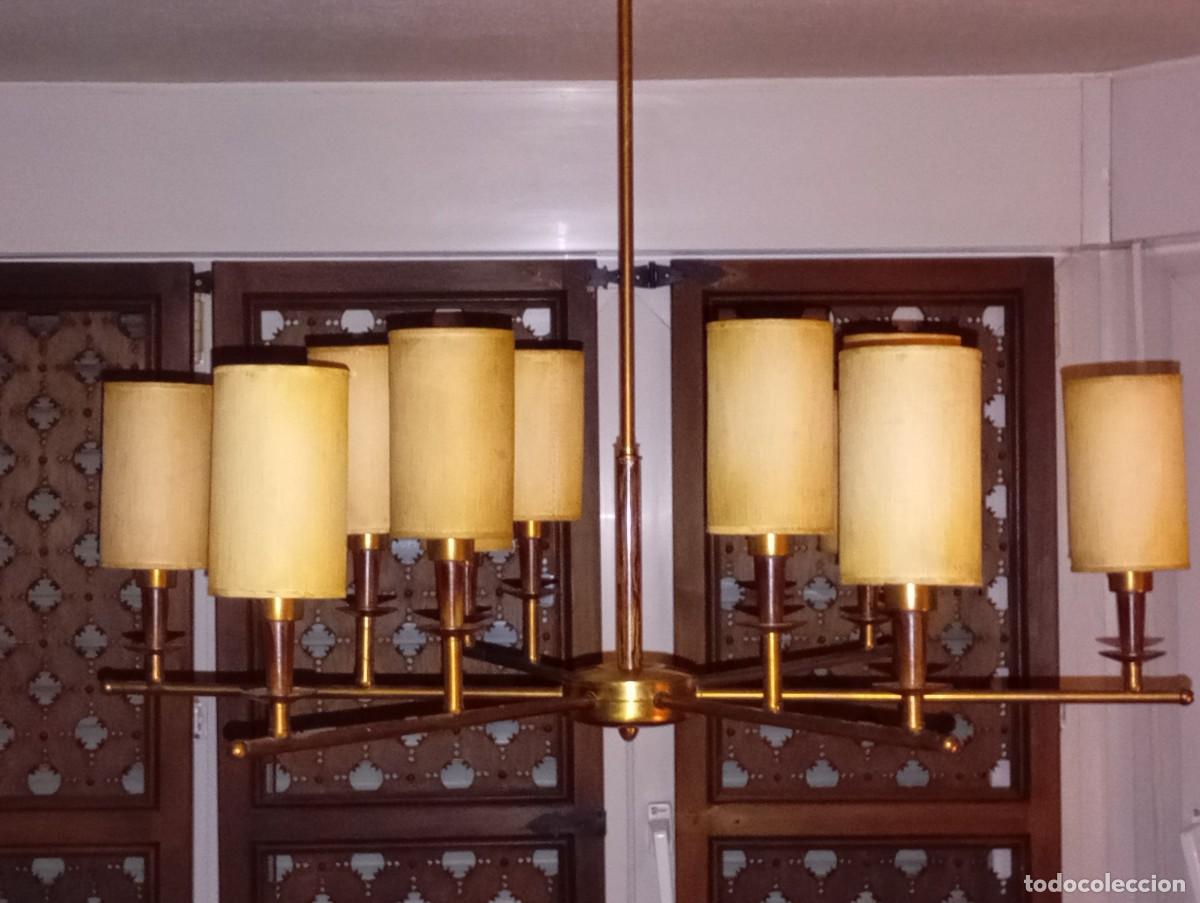 Antig&uuml;edades: L&aacute;mpara de 6 brazos y doce luces - Foto 1