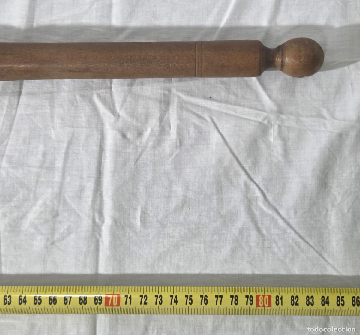 Antig&uuml;edades: Calentador de cama, madera y bronce - Foto 19