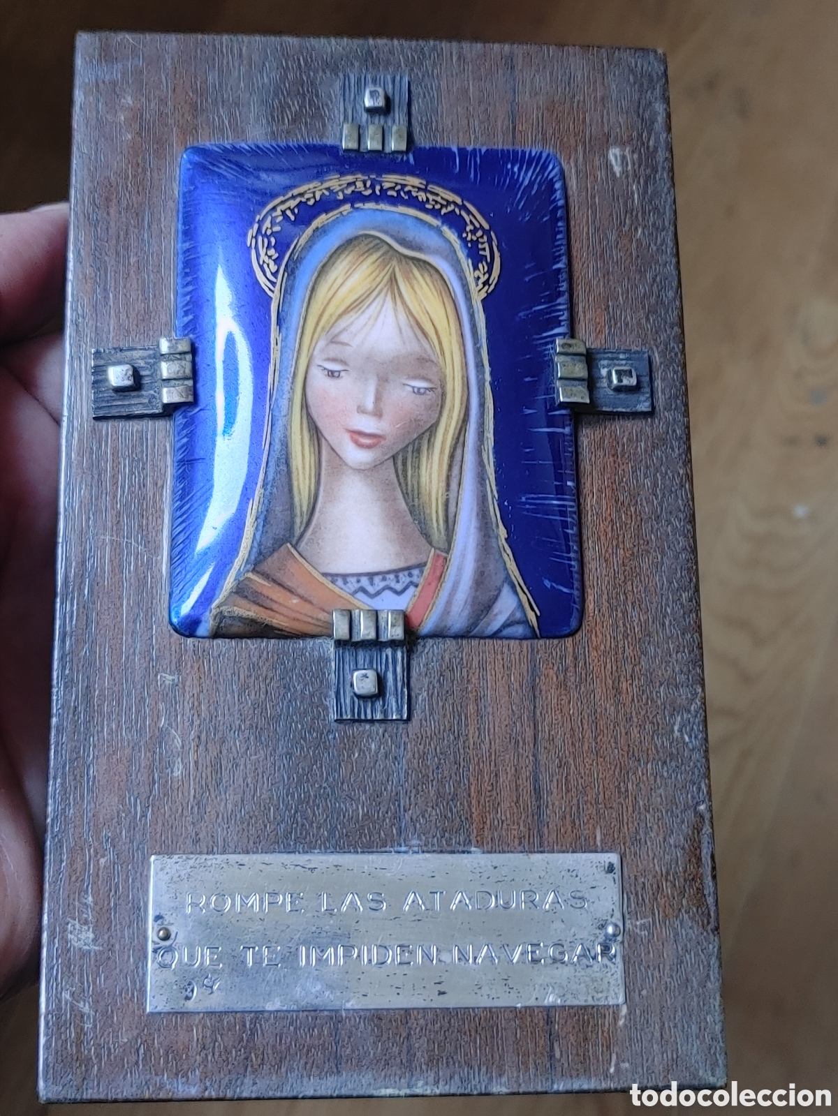 Antig&uuml;edades: Bonito esmalte en plata. - Foto 2