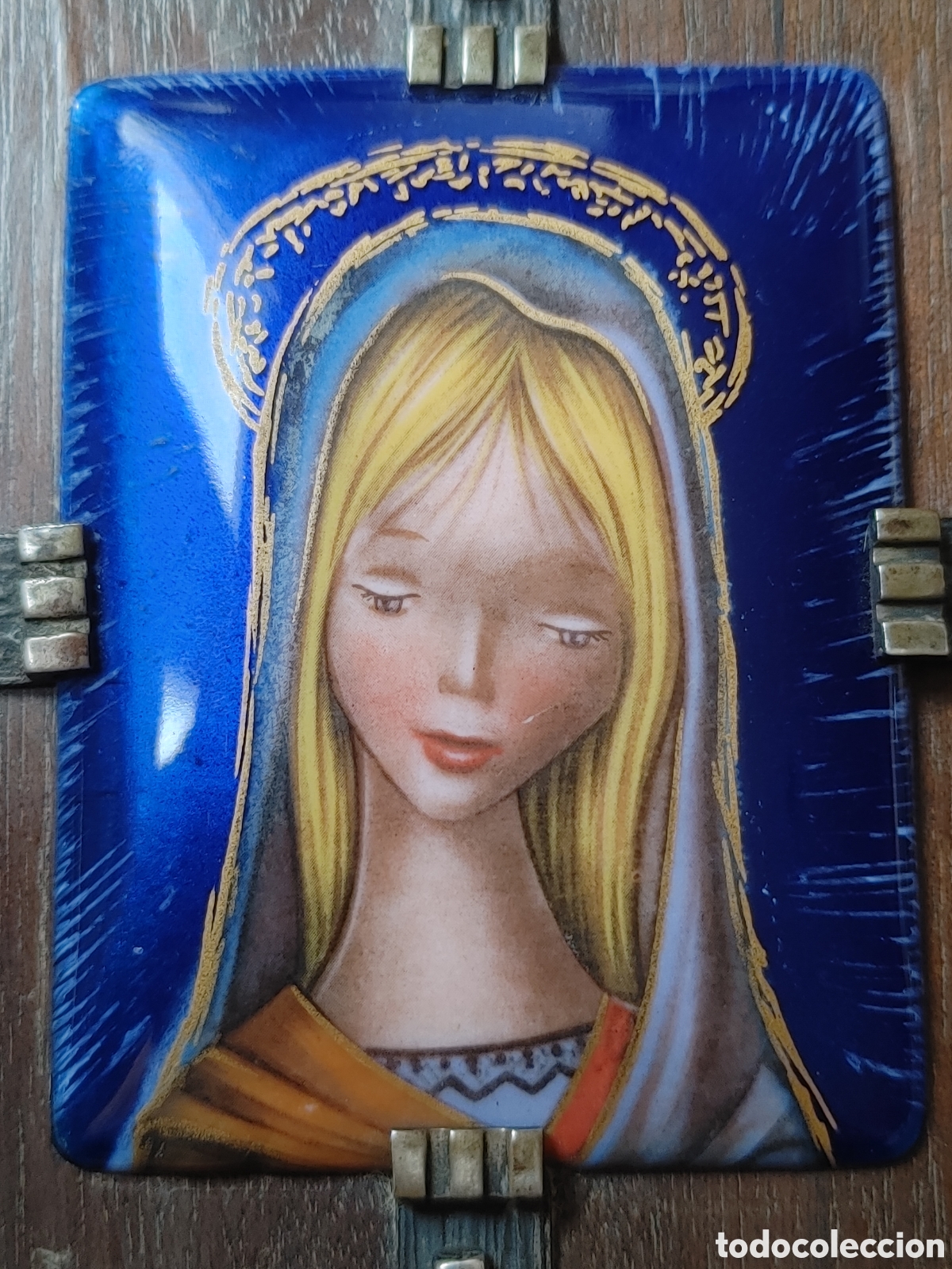 Antig&uuml;edades: Bonito esmalte en plata. - Foto 4