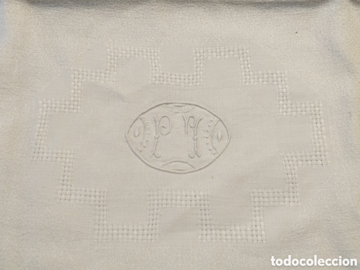 Antig&uuml;edades: 4 TRAPOS DE COCINA. LINO (Rf:363/d) - Foto 4