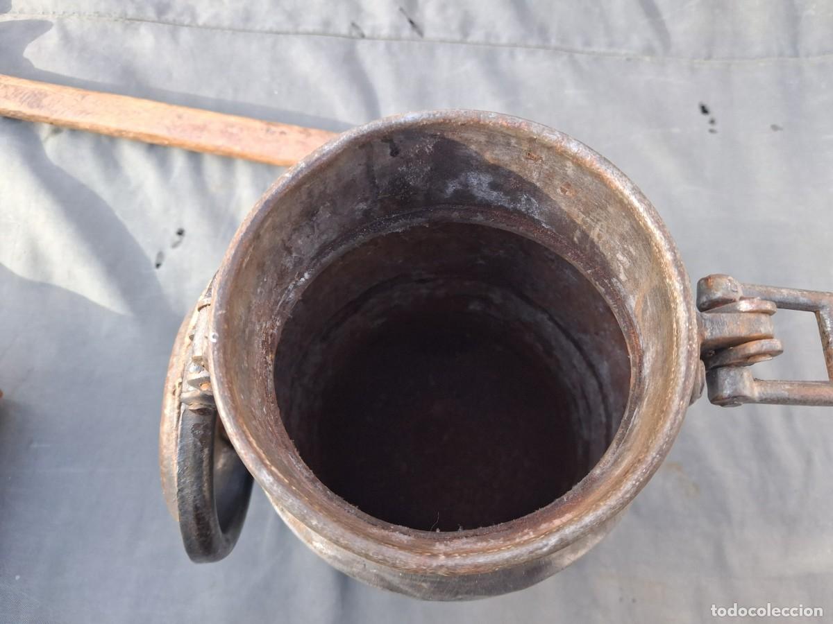 Antig&uuml;edades: Lechera en hierro de 3 litros - Foto 6