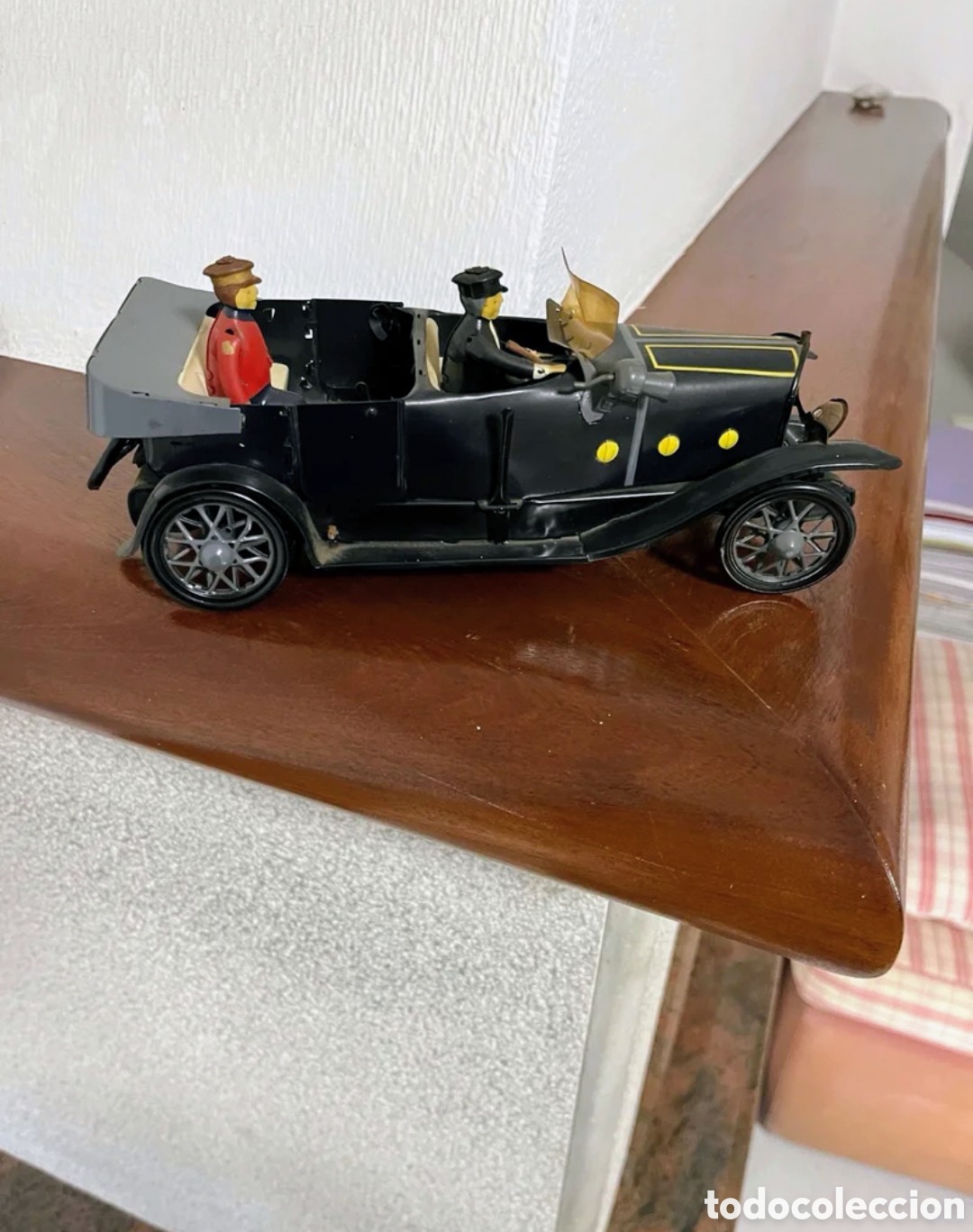 Antig&uuml;edades: Coche de laton de colecion a cuerda - Foto 2