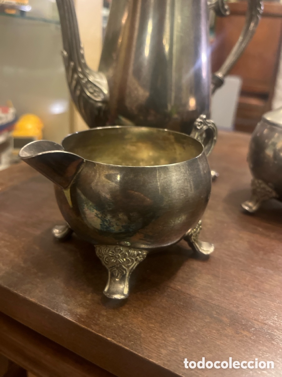 Antig&uuml;edades: Juego de caf&eacute; o t&eacute; antiguo - Foto 2