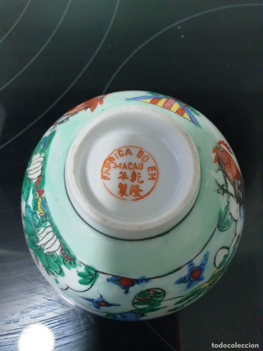 Antig&uuml;edades: Cuenco con plato y cuchara chinos - Foto 5