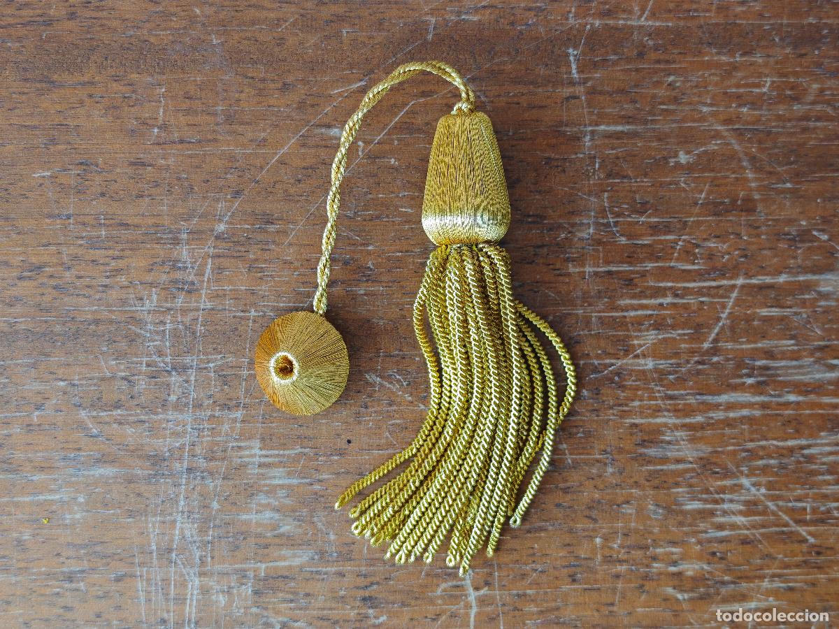 Antig&uuml;edades: Borla de oro de 10 cm - Foto 1