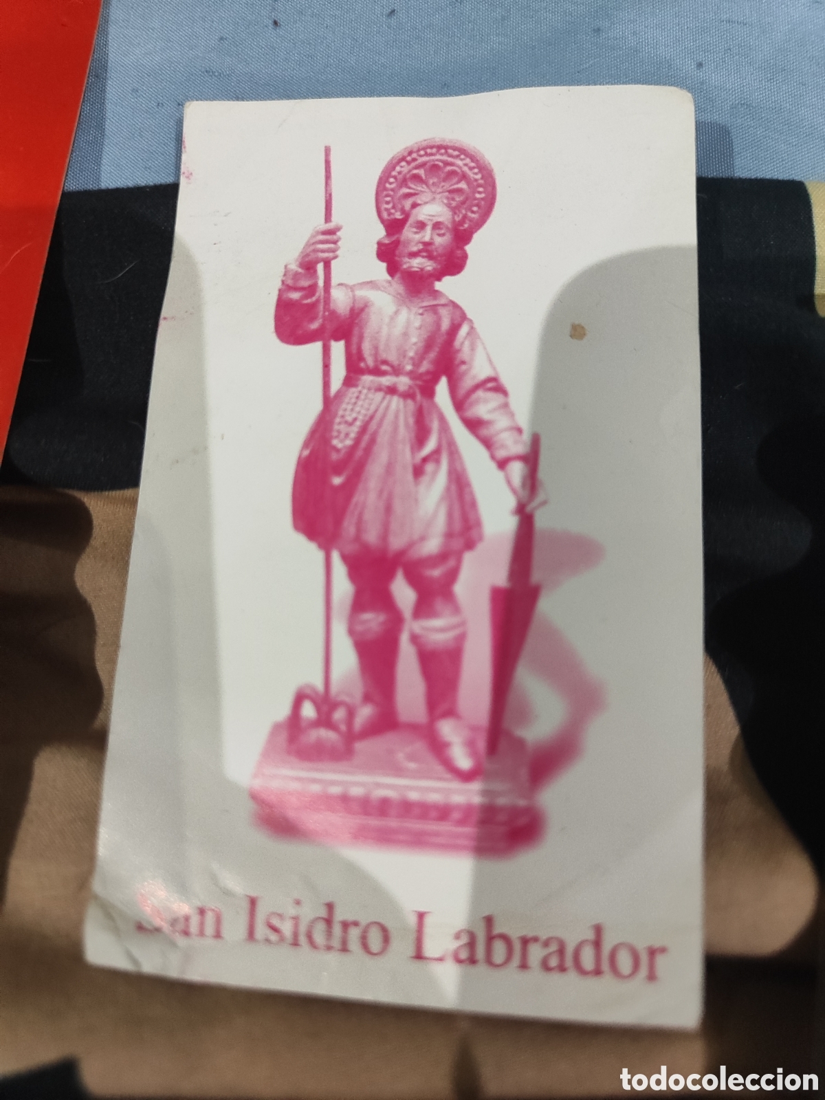 Antig&uuml;edades: Lote de estampas religiosas y cuadro de virgen - Foto 6