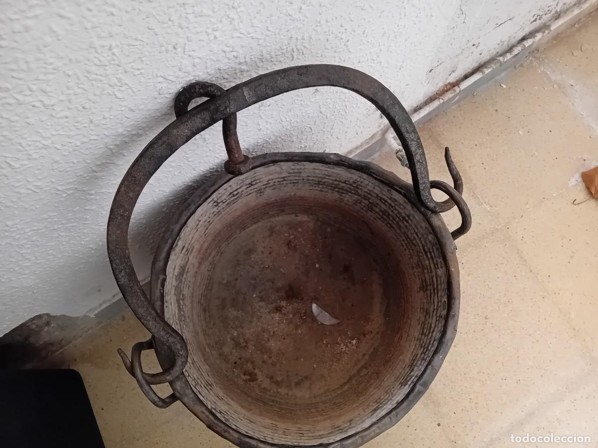 Antig&uuml;edades: Caldero de cobre antiguo - Foto 2