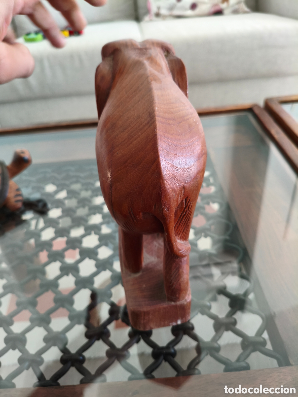 Antig&uuml;edades: Escultura elefante madera - Foto 6