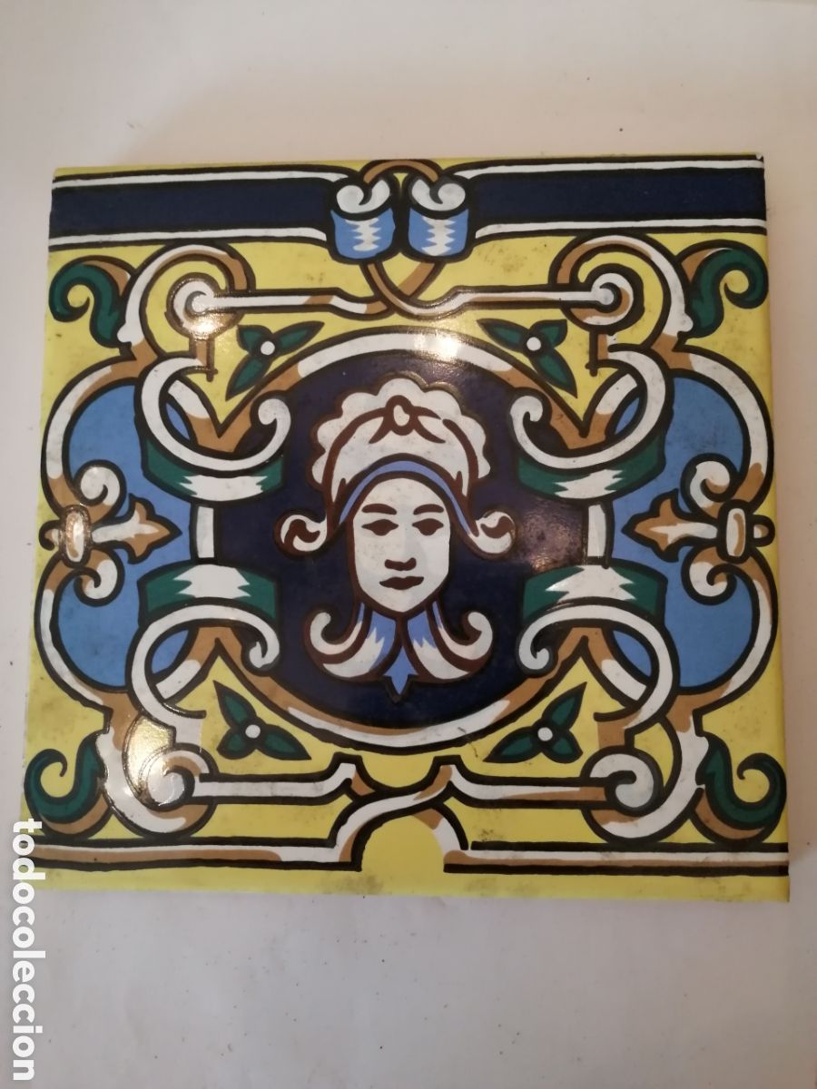 Antig&uuml;edades: Azulejo estilo sevillano - Foto 1