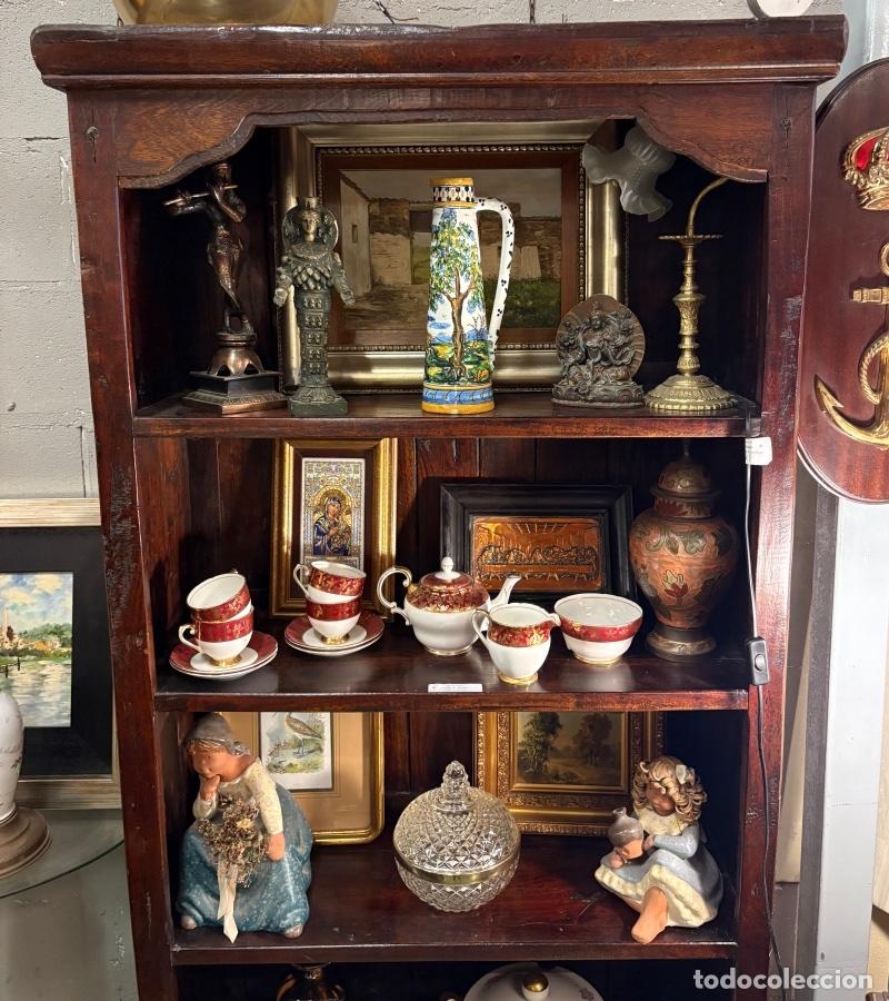 Antig&uuml;edades: Estanter&iacute;a R&uacute;stica de Teca - Foto 2