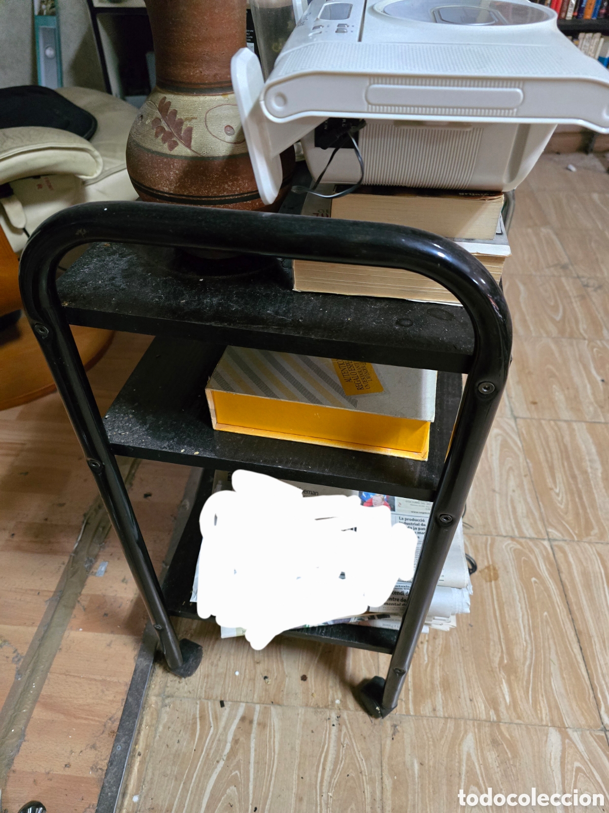 Antig&uuml;edades: Carrito negro multiusos - Foto 2