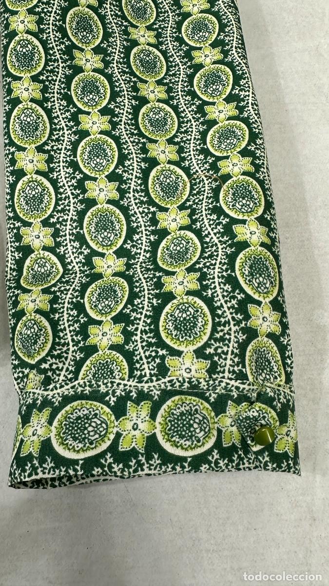 Antig&uuml;edades: Chambra de percal verde - Foto 7