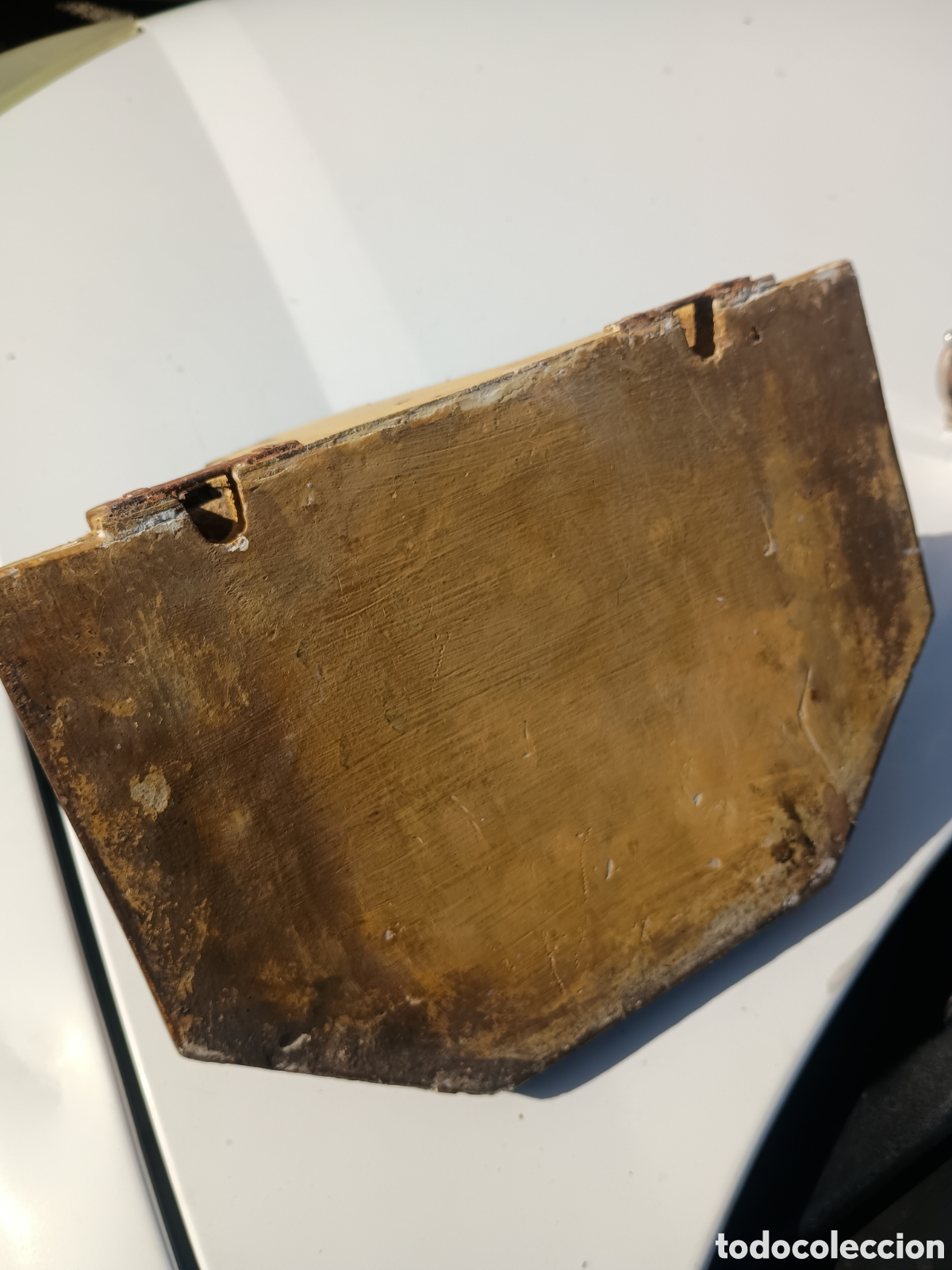 Antig&uuml;edades: Mensula capitel repisa madera escayola - Foto 5