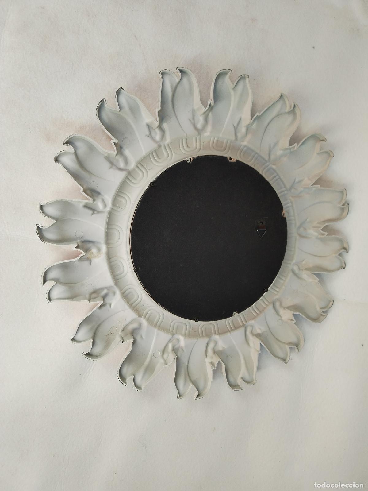 Antig&uuml;edades: espejo blanco de sol en pasta dura - Foto 5