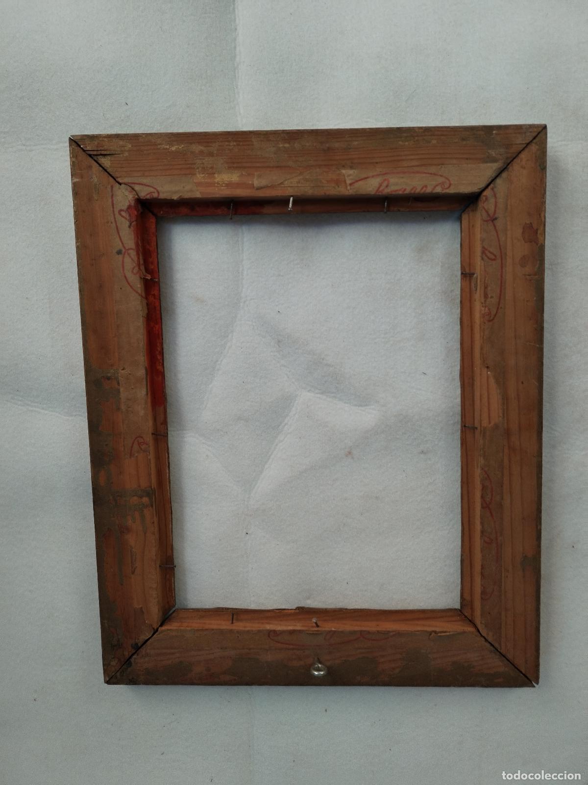 Antig&uuml;edades: marco de madera dorada - Foto 4