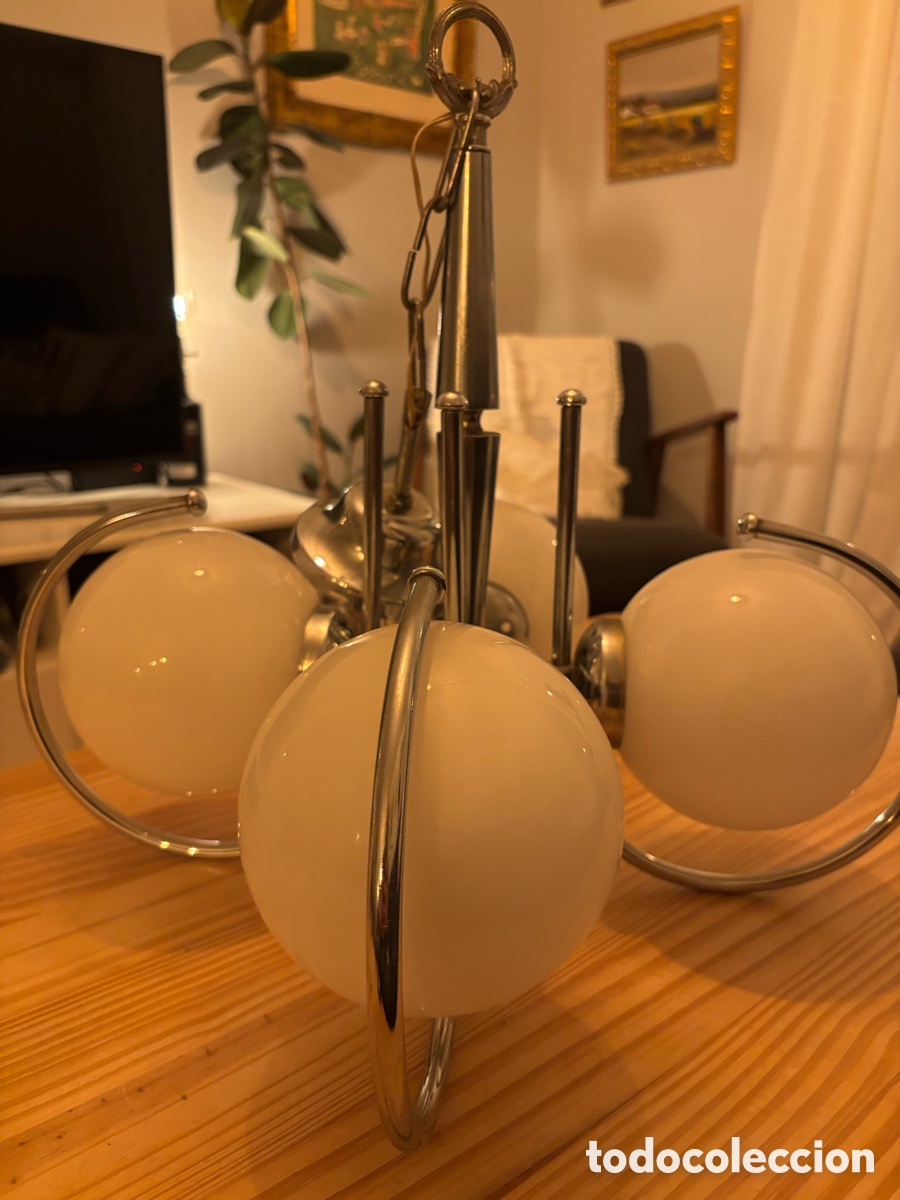 Antig&uuml;edades: L&aacute;mpara colgante &ldquo;Space Age&rdquo; - Foto 3