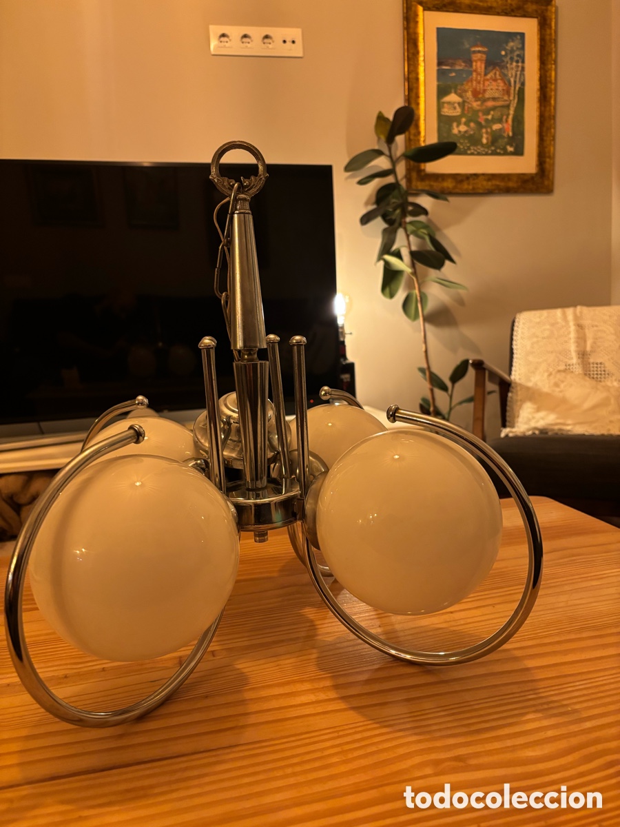 Antig&uuml;edades: L&aacute;mpara colgante &ldquo;Space Age&rdquo; - Foto 4