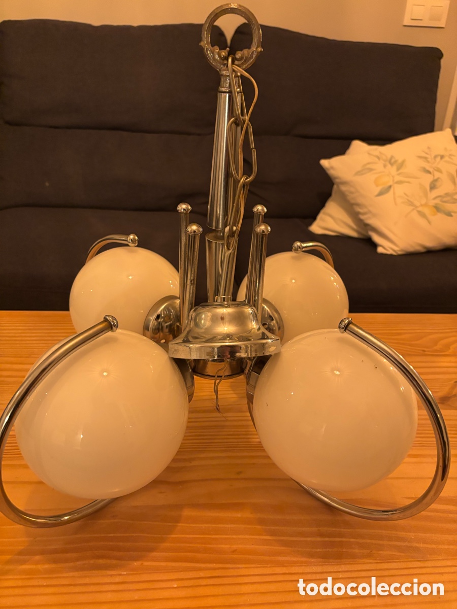 Antig&uuml;edades: L&aacute;mpara colgante &ldquo;Space Age&rdquo; - Foto 5