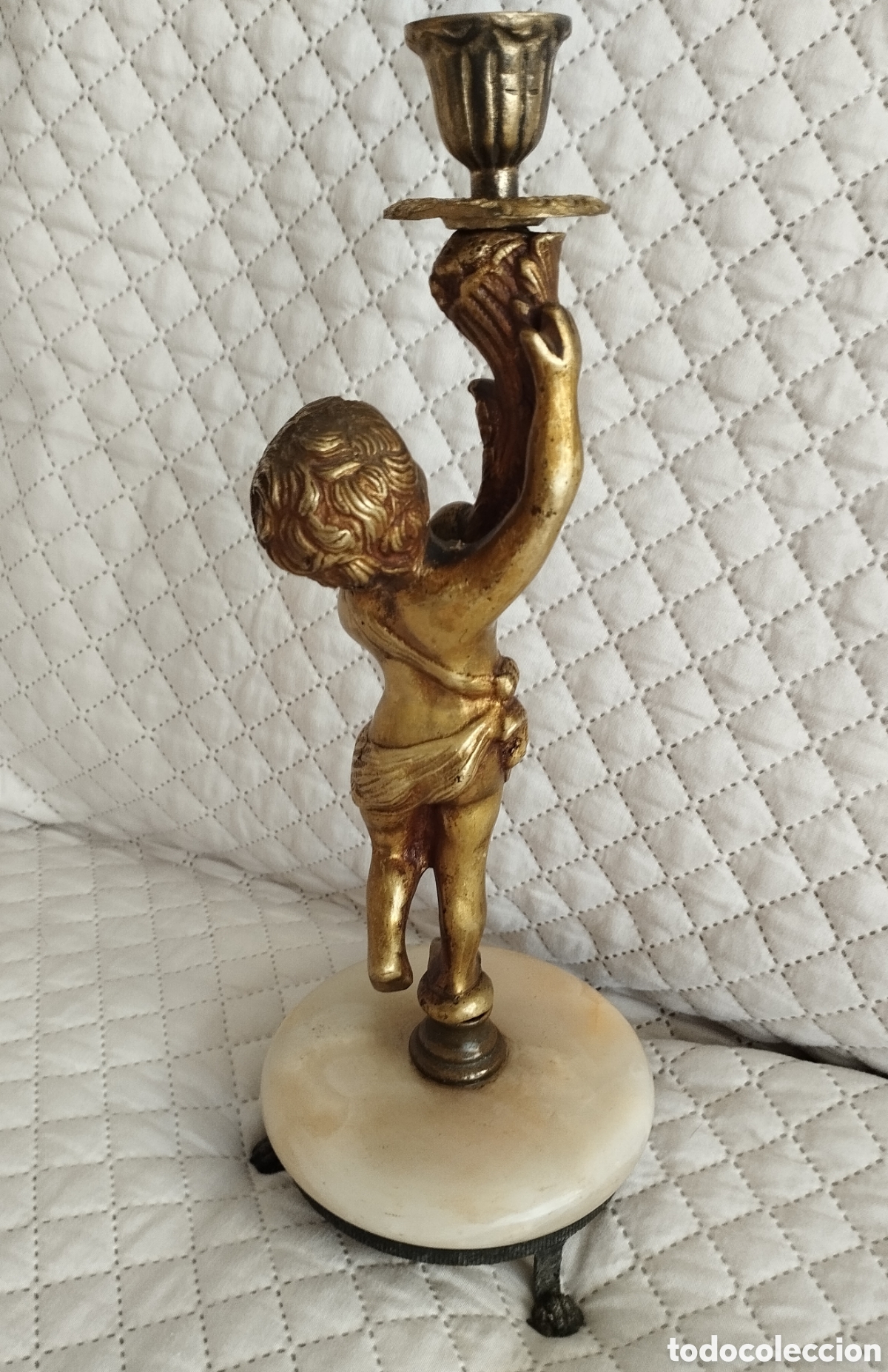 Antig&uuml;edades: Antiguo querub&iacute;n de bronce - Foto 7