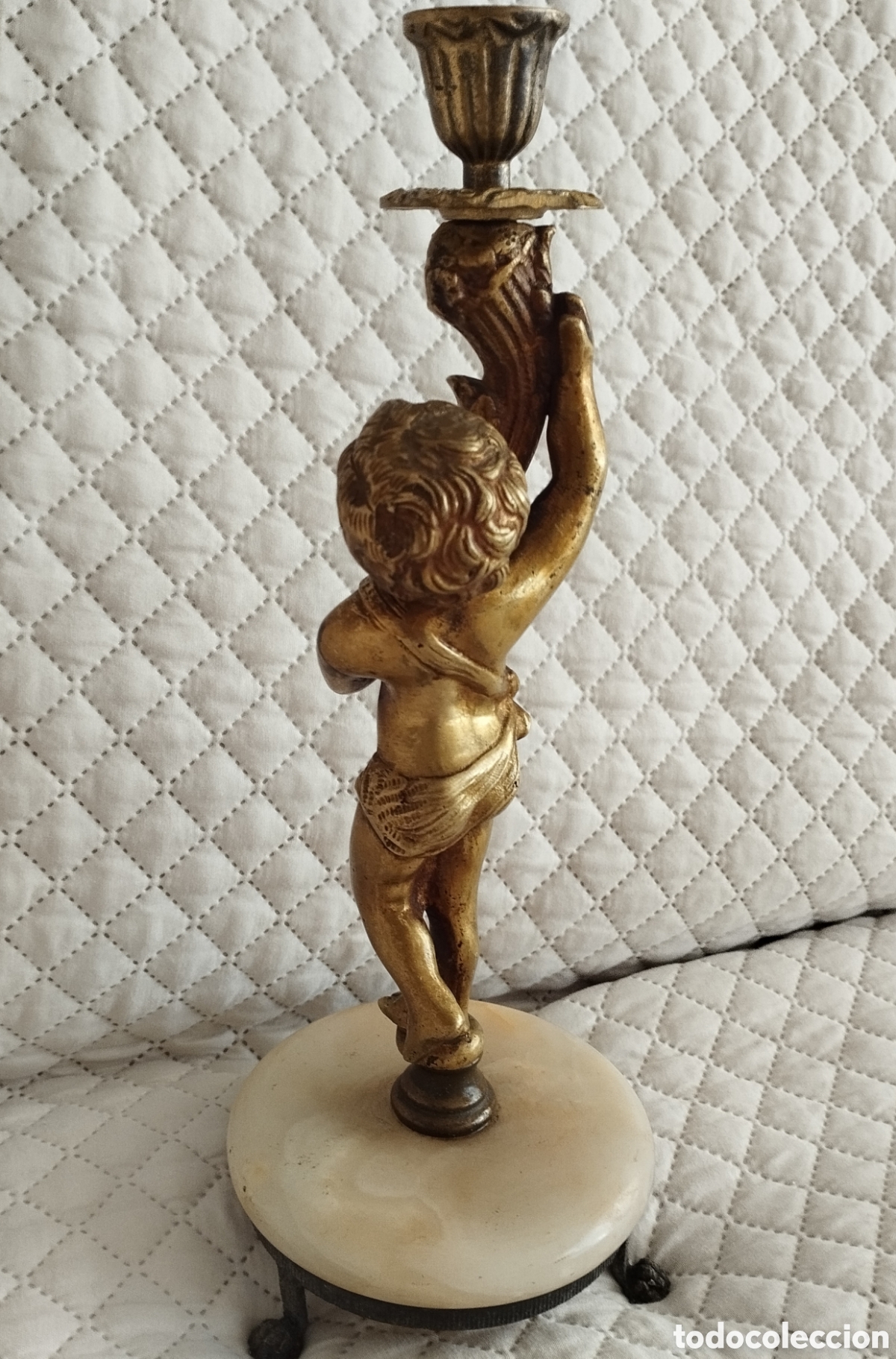 Antig&uuml;edades: Antiguo querub&iacute;n de bronce - Foto 8