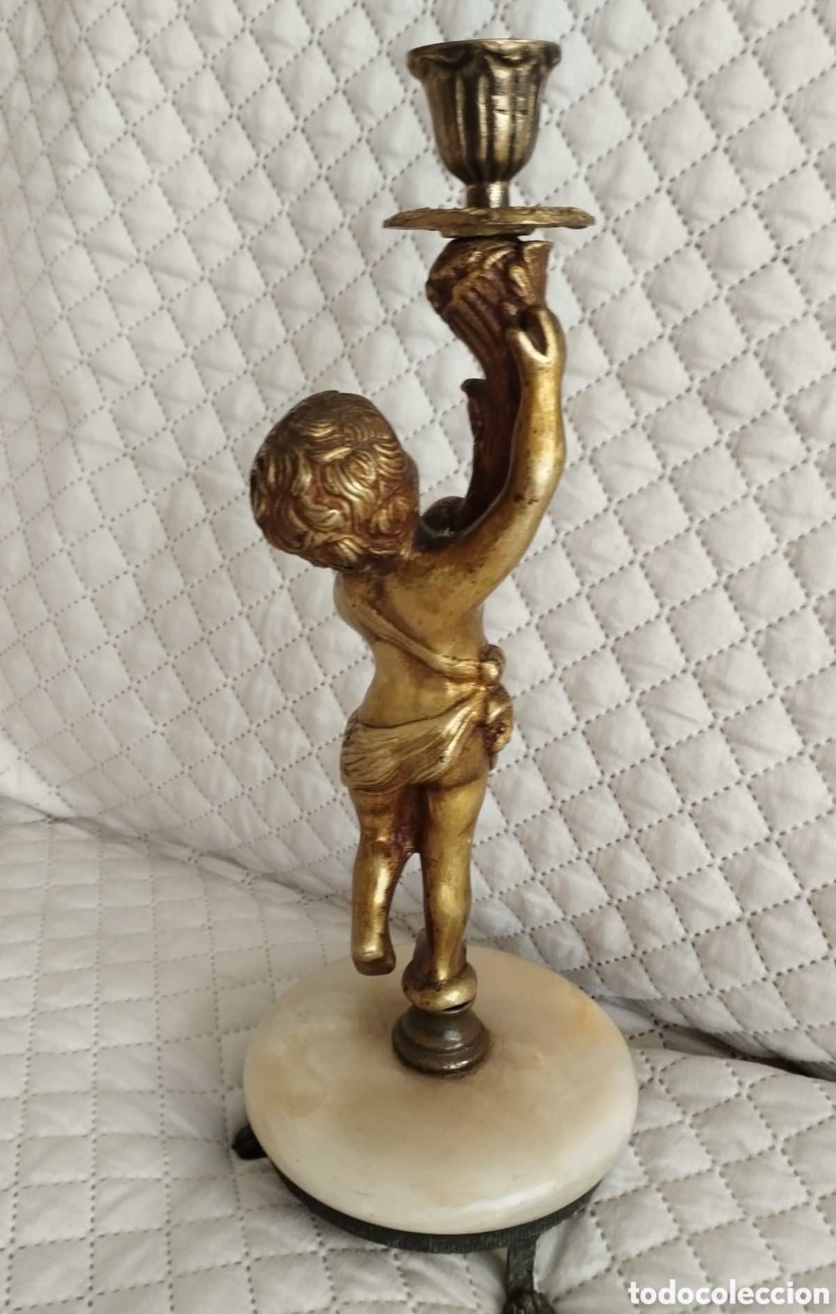 Antig&uuml;edades: Antiguo querub&iacute;n de bronce - Foto 9