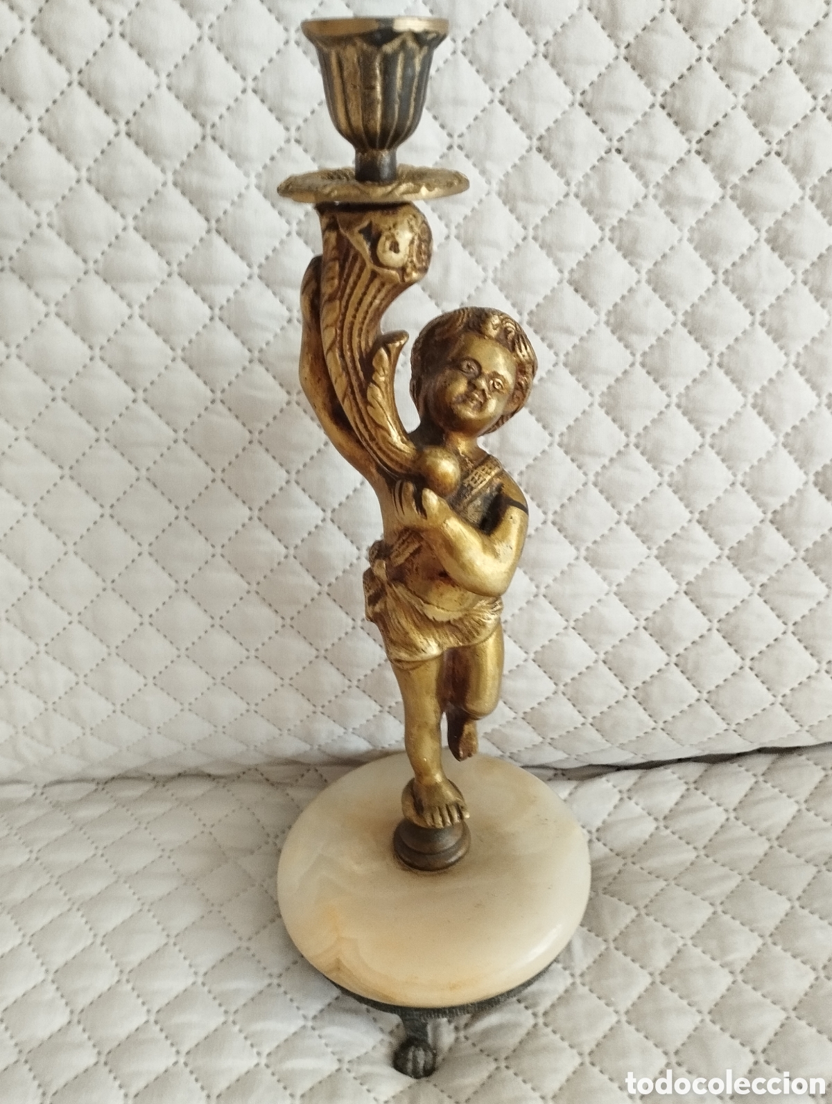 Antig&uuml;edades: Antiguo querub&iacute;n de bronce - Foto 10