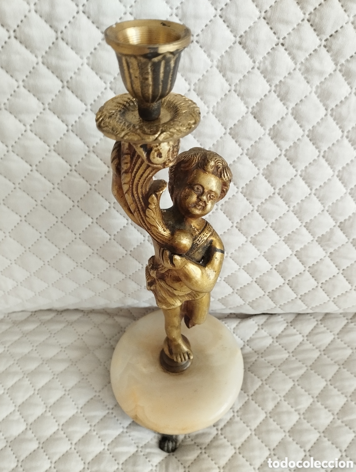 Antig&uuml;edades: Antiguo querub&iacute;n de bronce - Foto 11
