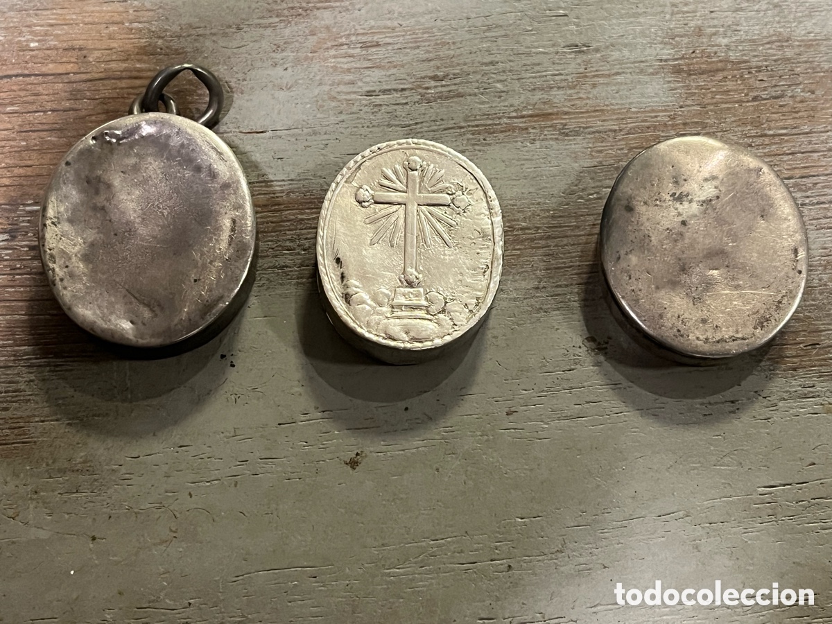 Antig&uuml;edades: Relicario antiguo plata - Foto 6