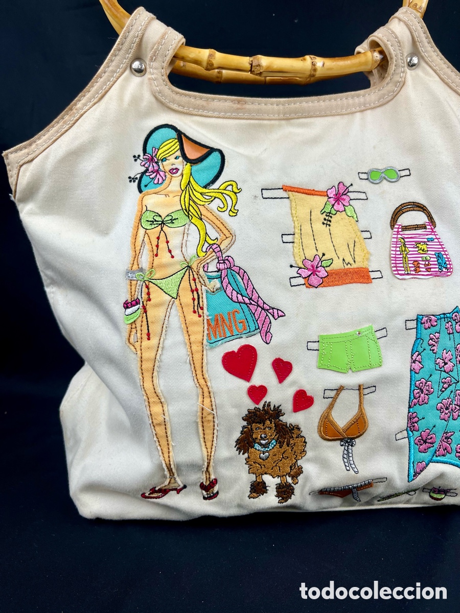 Antig&uuml;edades: VINTAGE BOLSO -MANGO- DE LOS PRIMEROS DE LA MARCA - Foto 2