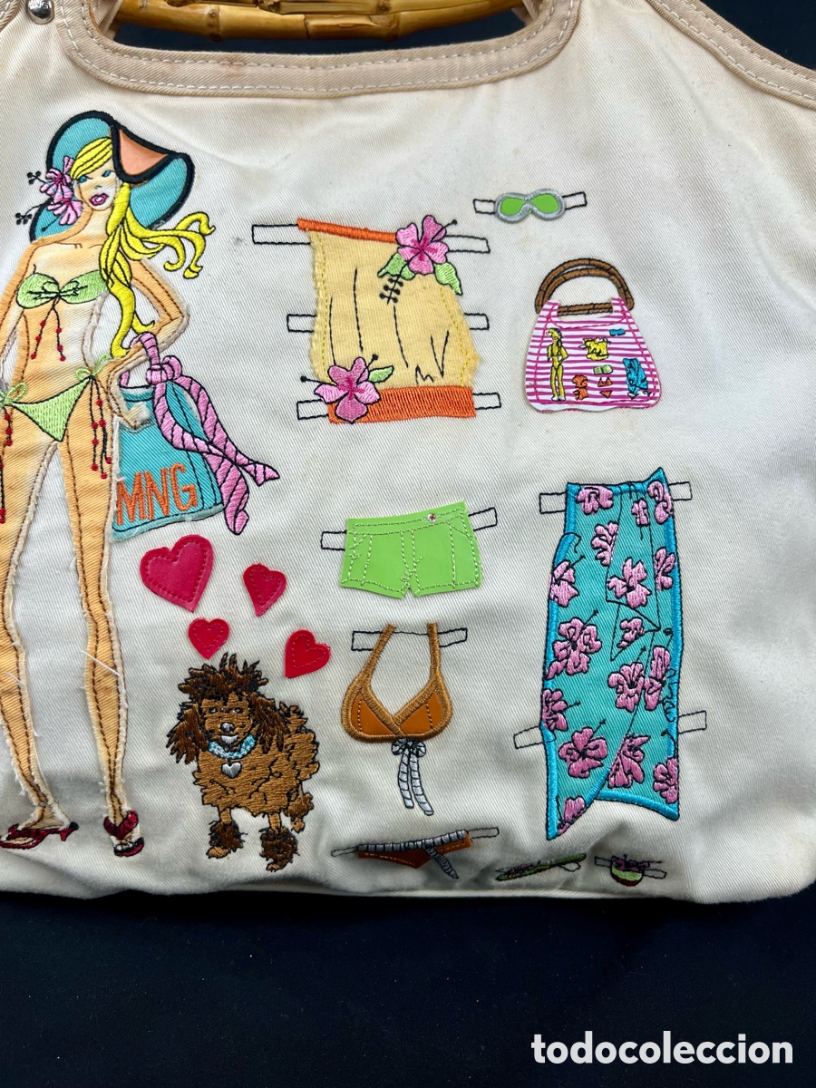 Antig&uuml;edades: VINTAGE BOLSO -MANGO- DE LOS PRIMEROS DE LA MARCA - Foto 3