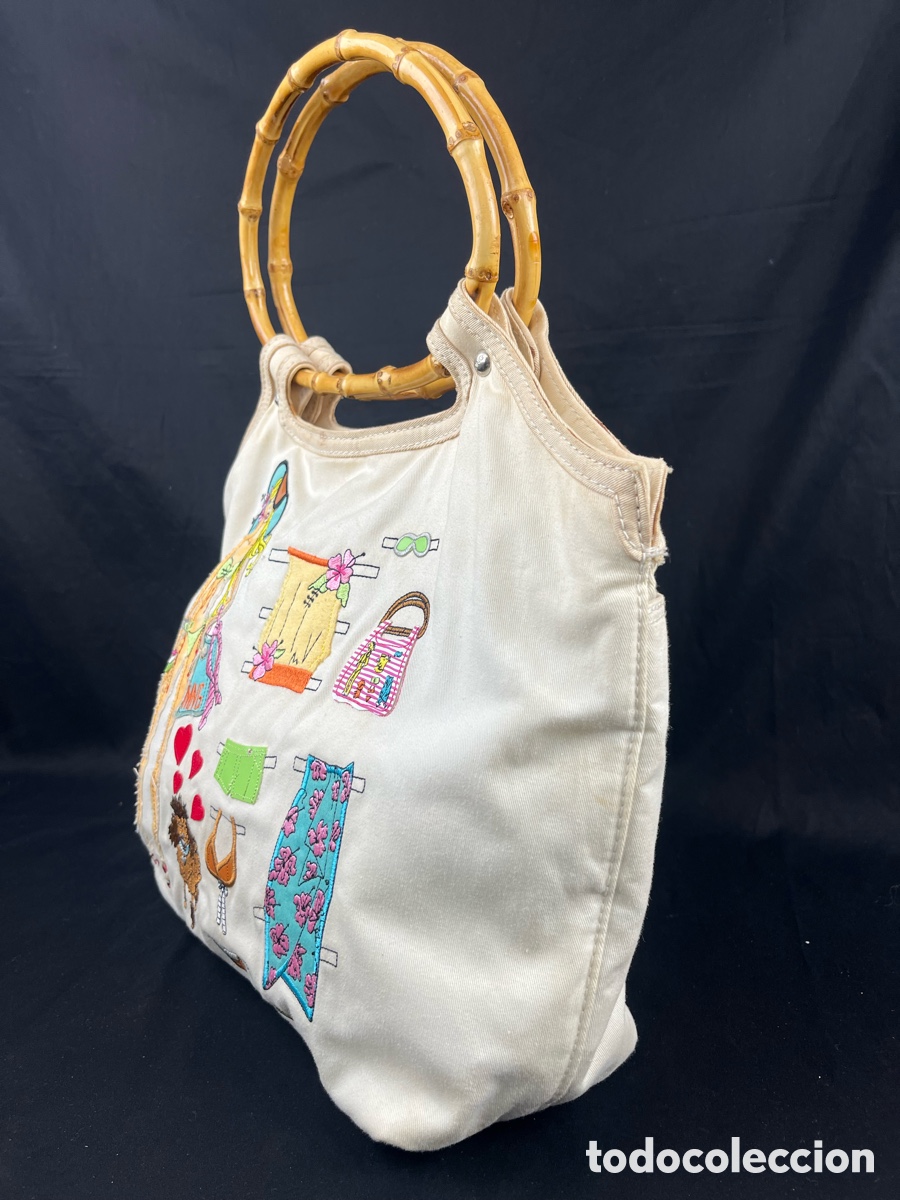 Antig&uuml;edades: VINTAGE BOLSO -MANGO- DE LOS PRIMEROS DE LA MARCA - Foto 4