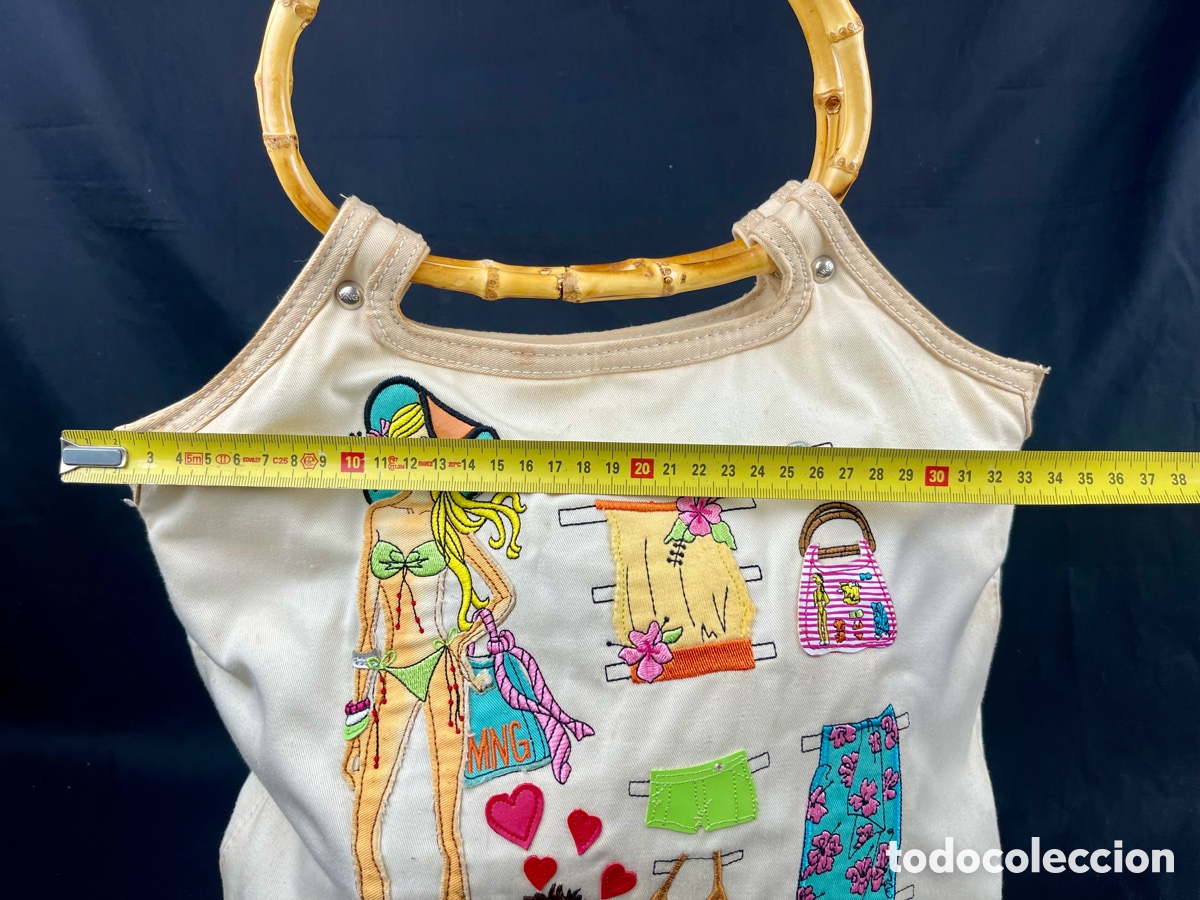 Antig&uuml;edades: VINTAGE BOLSO -MANGO- DE LOS PRIMEROS DE LA MARCA - Foto 8