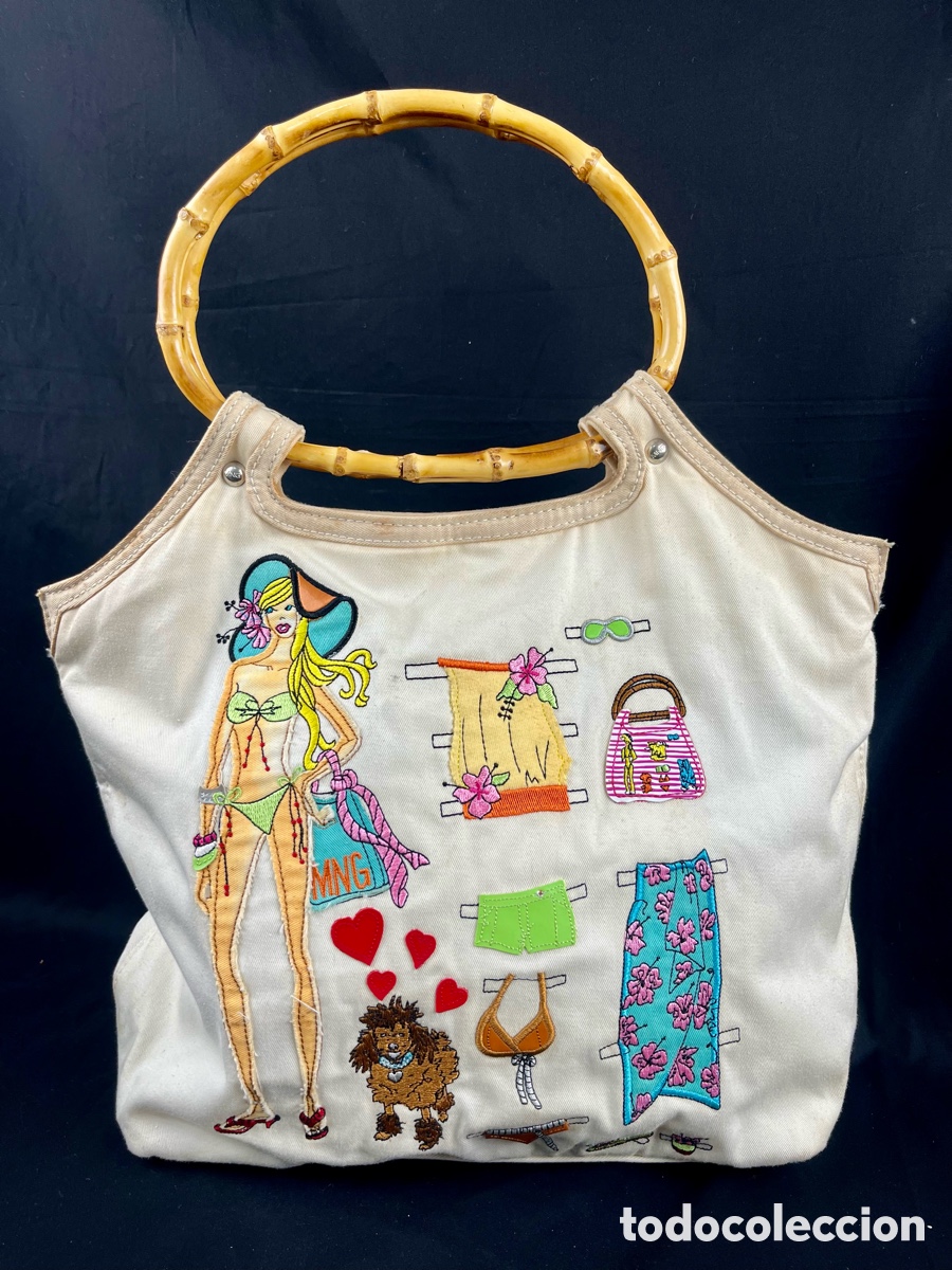 Antig&uuml;edades: VINTAGE BOLSO -MANGO- DE LOS PRIMEROS DE LA MARCA - Foto 13
