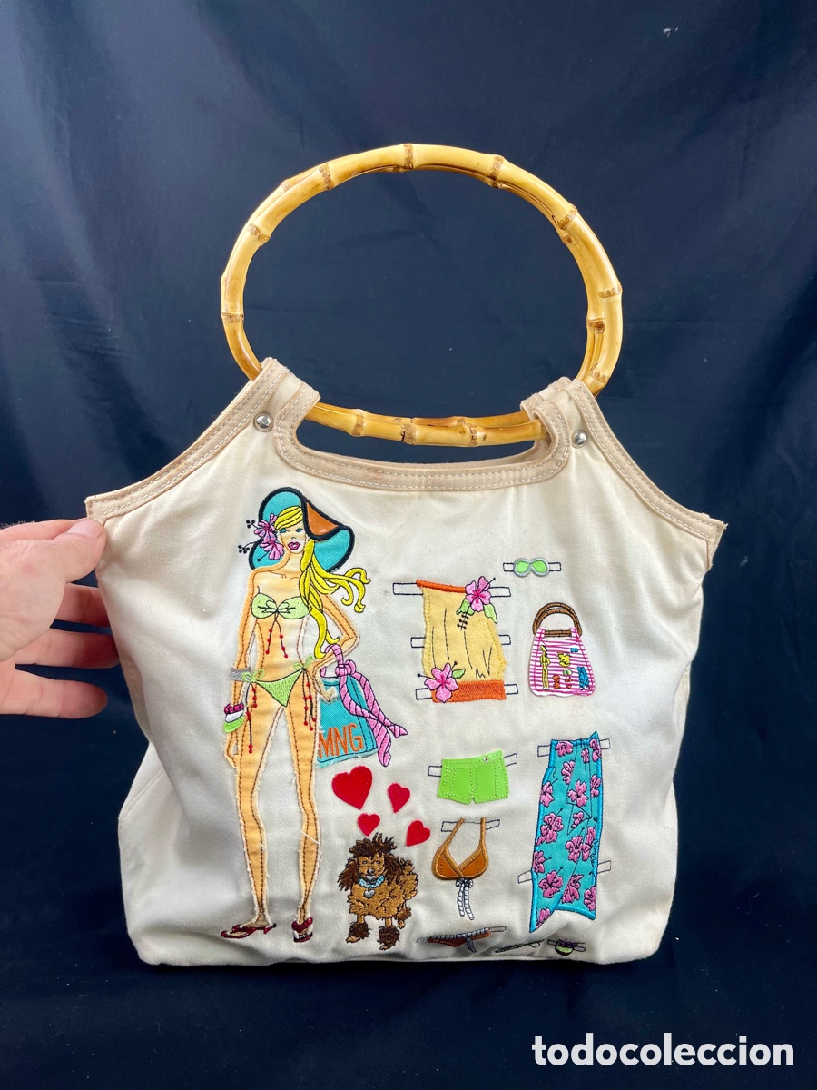 Antig&uuml;edades: VINTAGE BOLSO -MANGO- DE LOS PRIMEROS DE LA MARCA - Foto 14