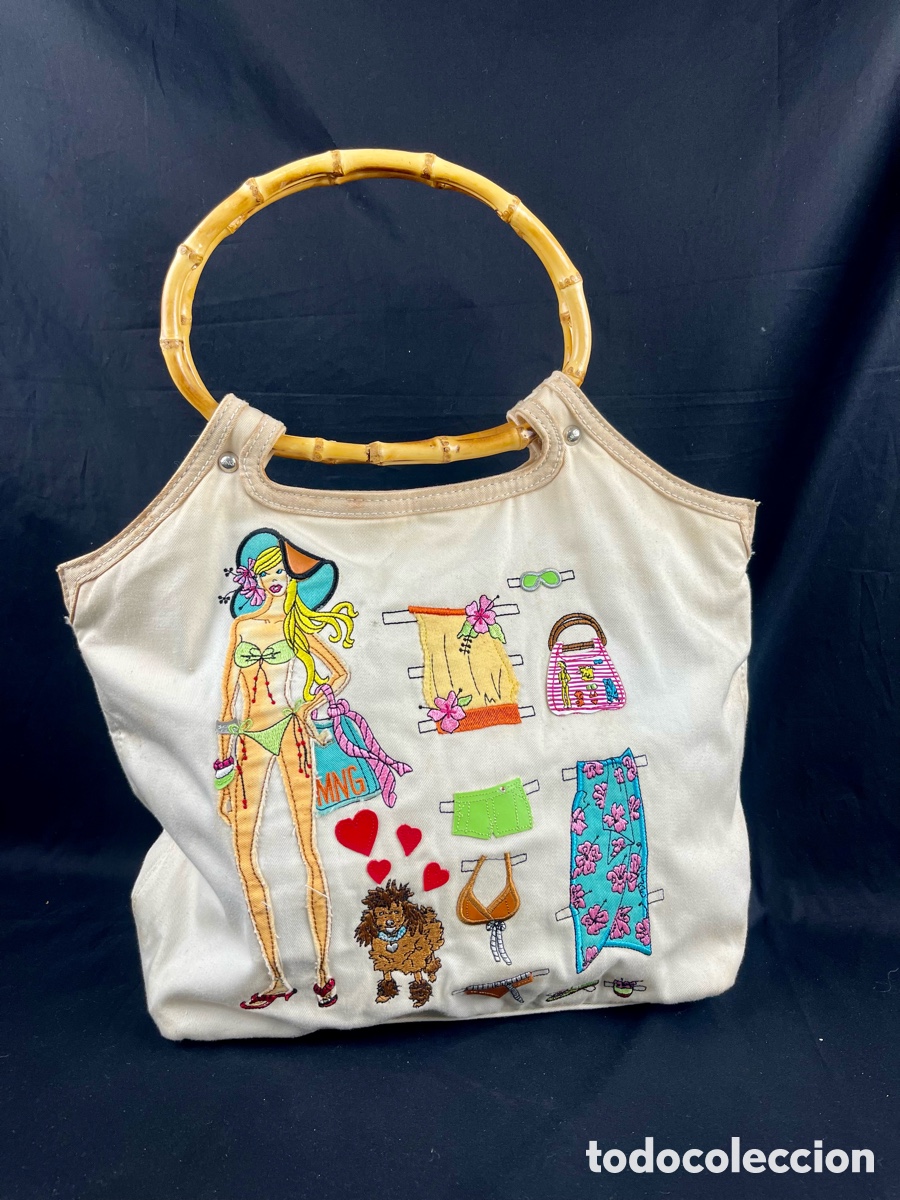 Antig&uuml;edades: VINTAGE BOLSO -MANGO- DE LOS PRIMEROS DE LA MARCA - Foto 1