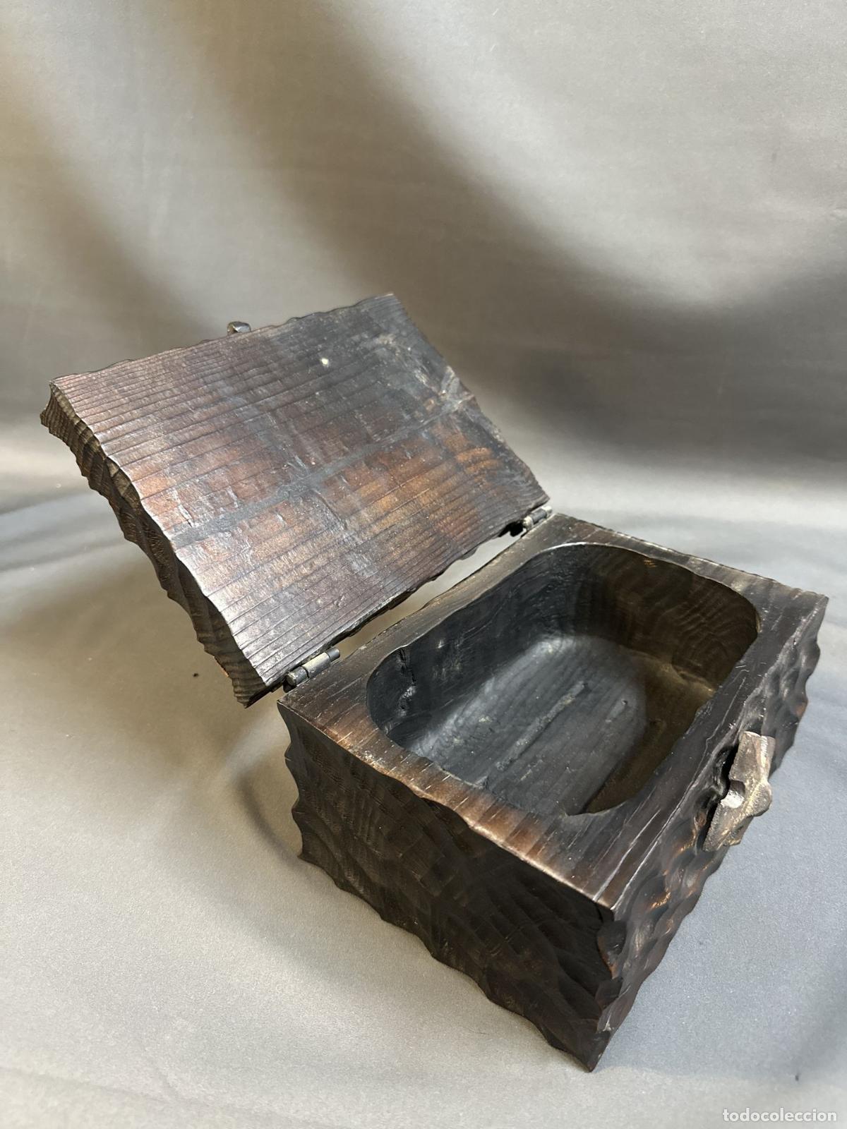 Antig&uuml;edades: CAJA CASTELLANA REALIZADA A MANO. CON MAPAMUNDI. A&Ntilde;OS 60 - Foto 11