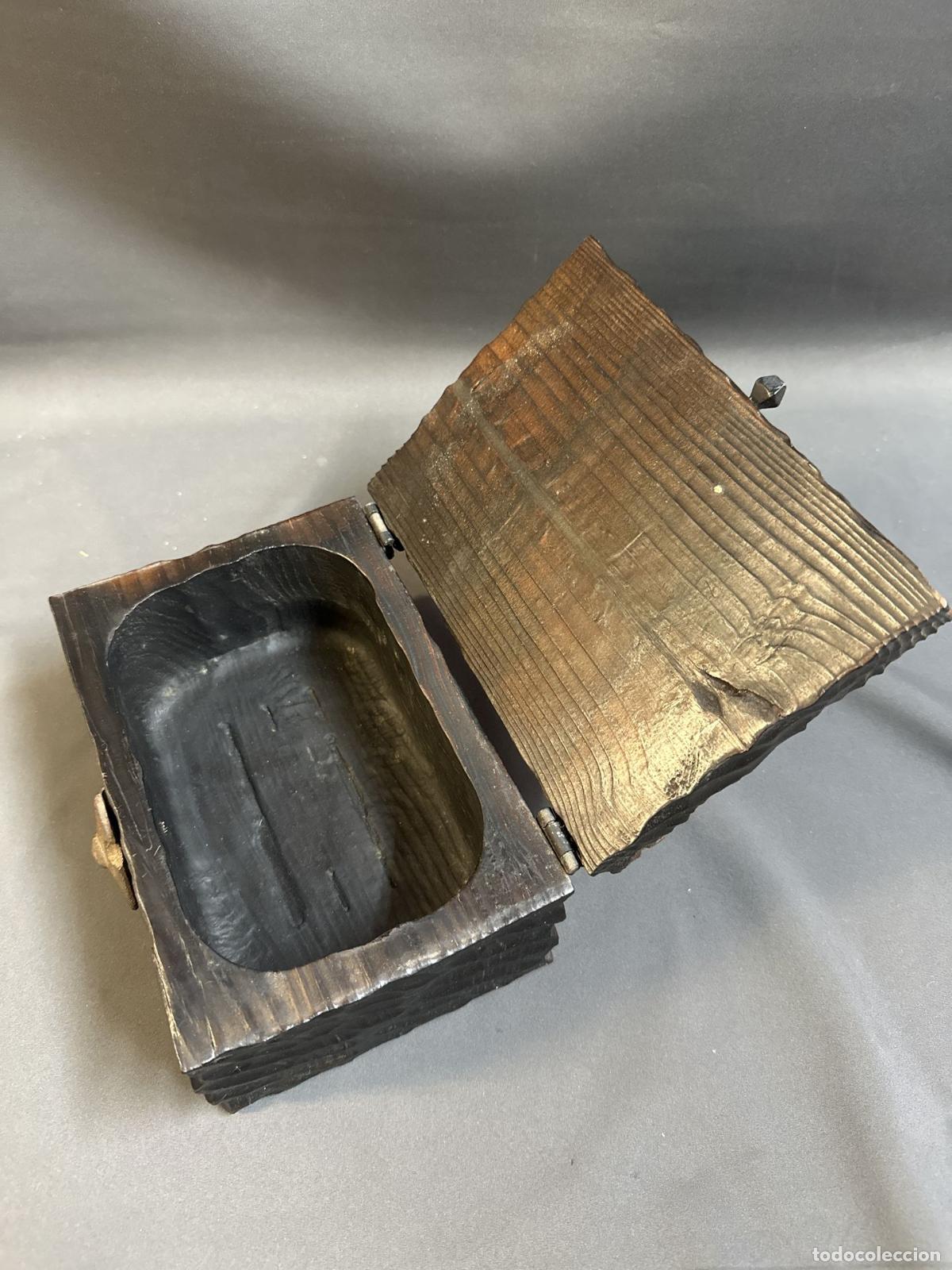 Antig&uuml;edades: CAJA CASTELLANA REALIZADA A MANO. CON MAPAMUNDI. A&Ntilde;OS 60 - Foto 12