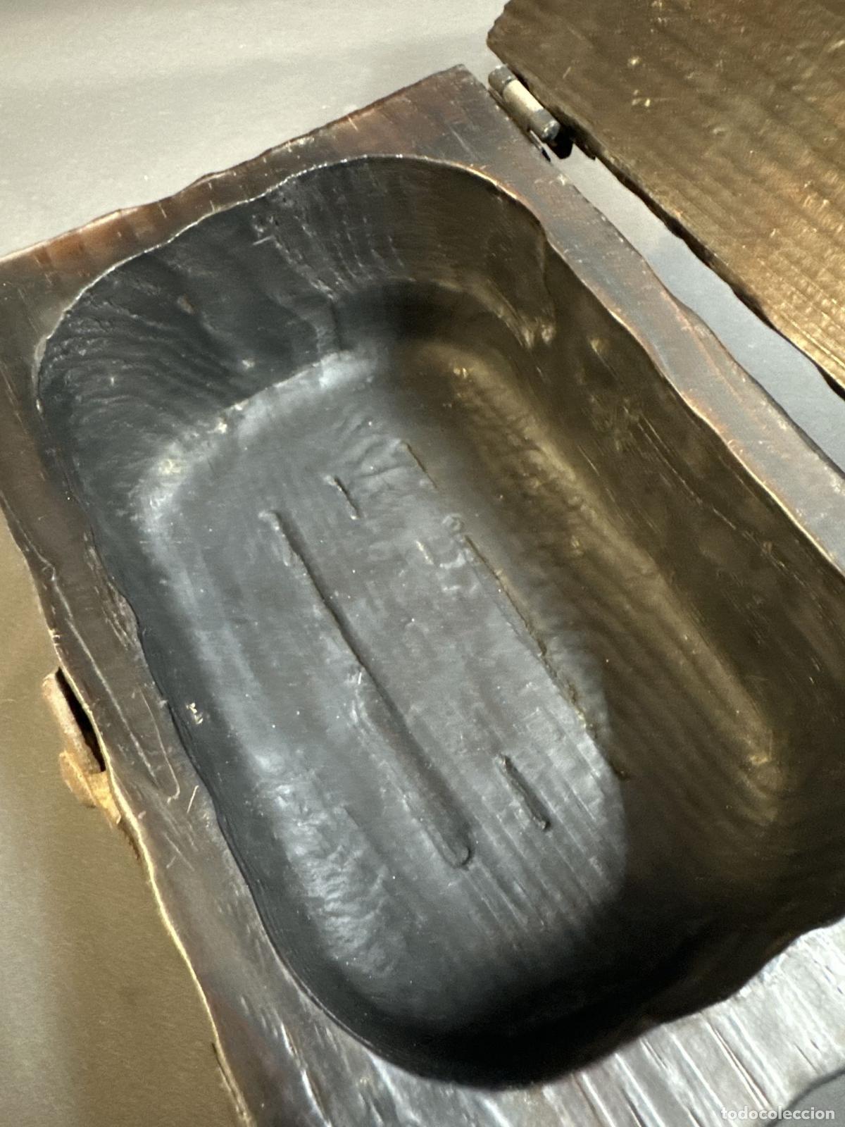 Antig&uuml;edades: CAJA CASTELLANA REALIZADA A MANO. CON MAPAMUNDI. A&Ntilde;OS 60 - Foto 13