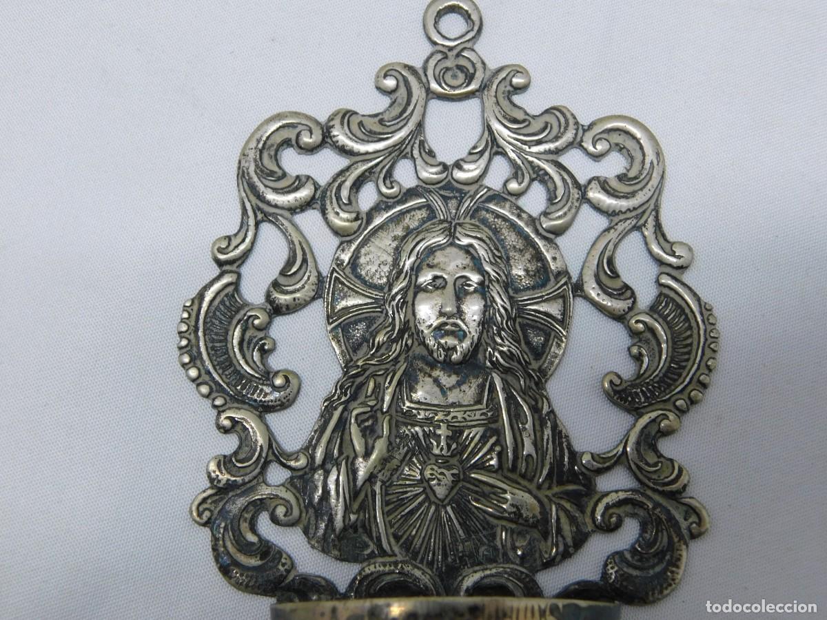 Antig&uuml;edades: ANTIGUA BENDITERA DE PLATA - Foto 2