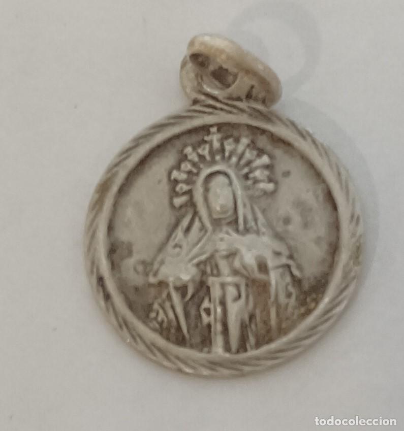 Antig&uuml;edades: MEDALLA VIRGEN DE LA SOLEDAD PLATA - Foto 1