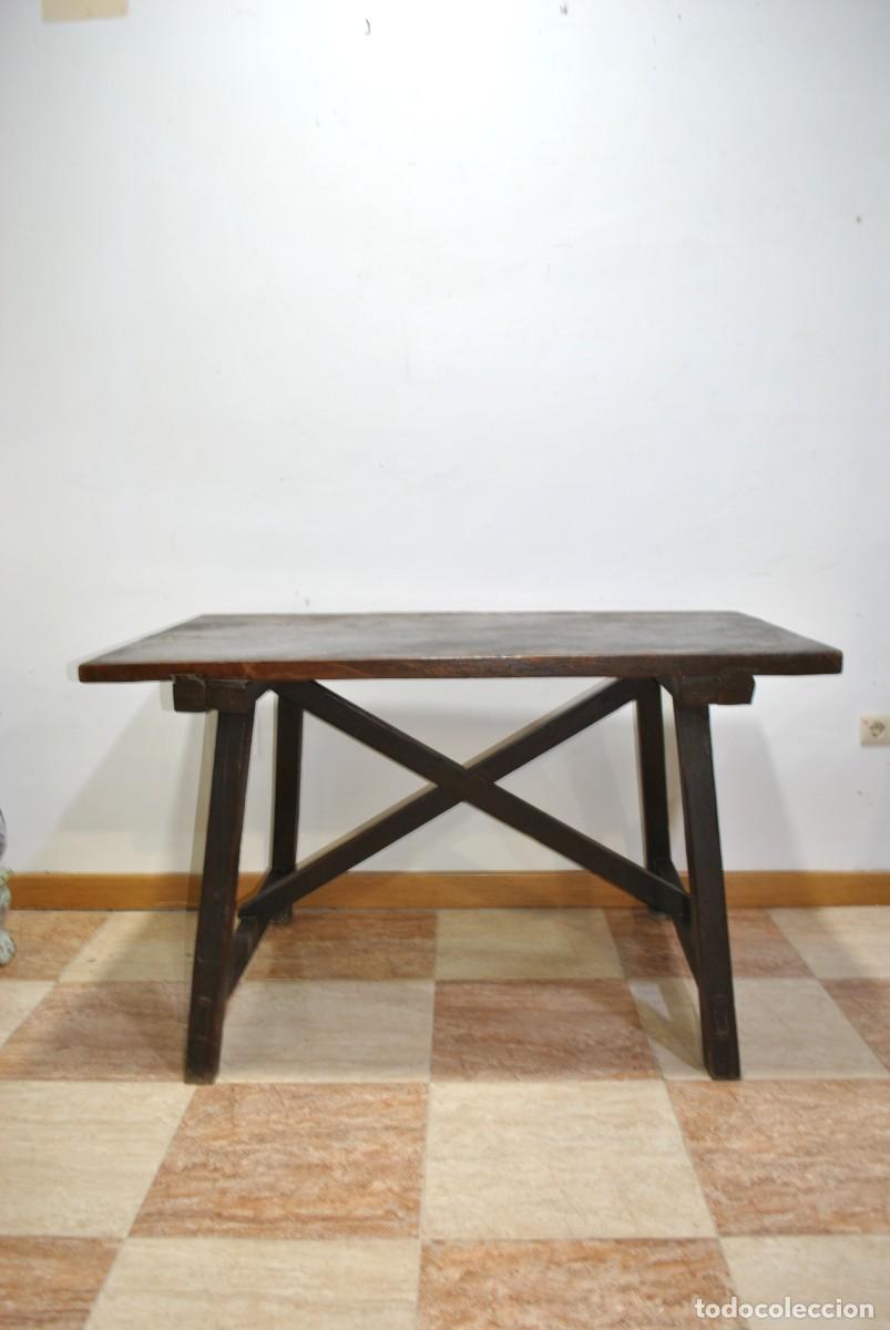 Antig&uuml;edades: MESA ANTIGUA TOCINERA SIGLO XVIII - Foto 1