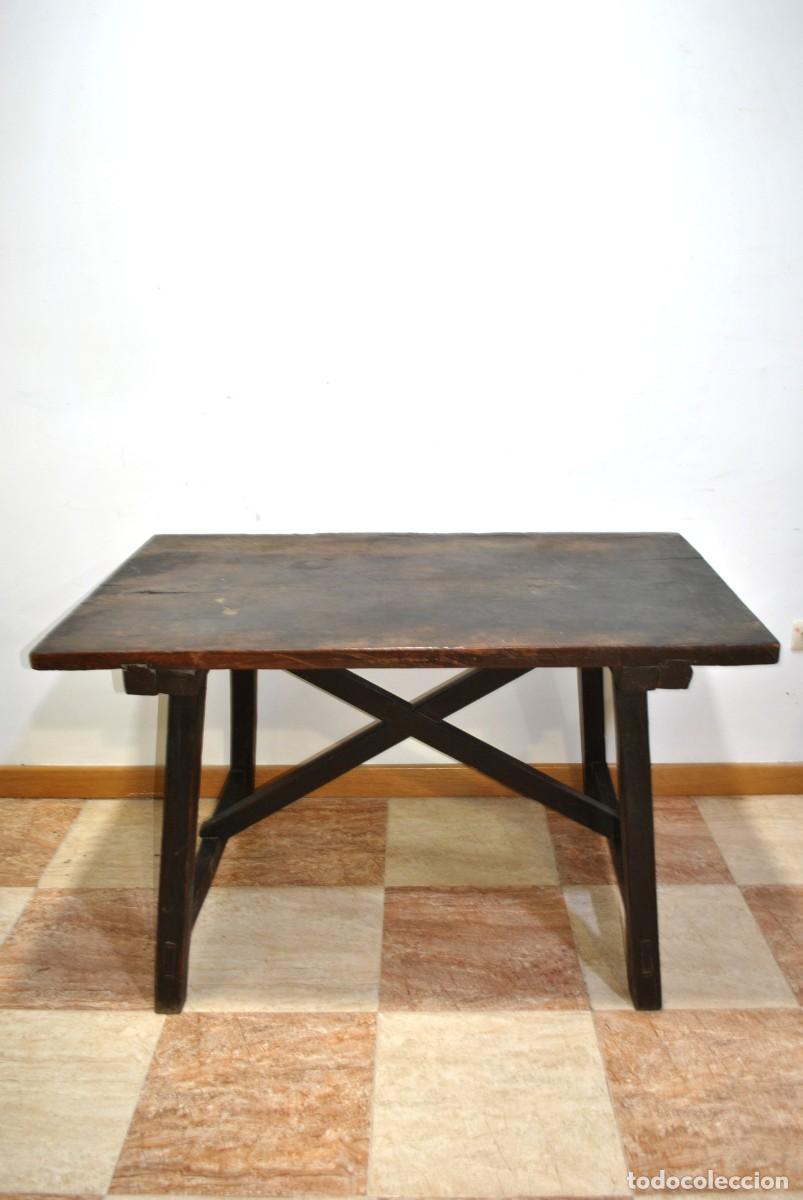 Antig&uuml;edades: MESA ANTIGUA TOCINERA SIGLO XVIII - Foto 2