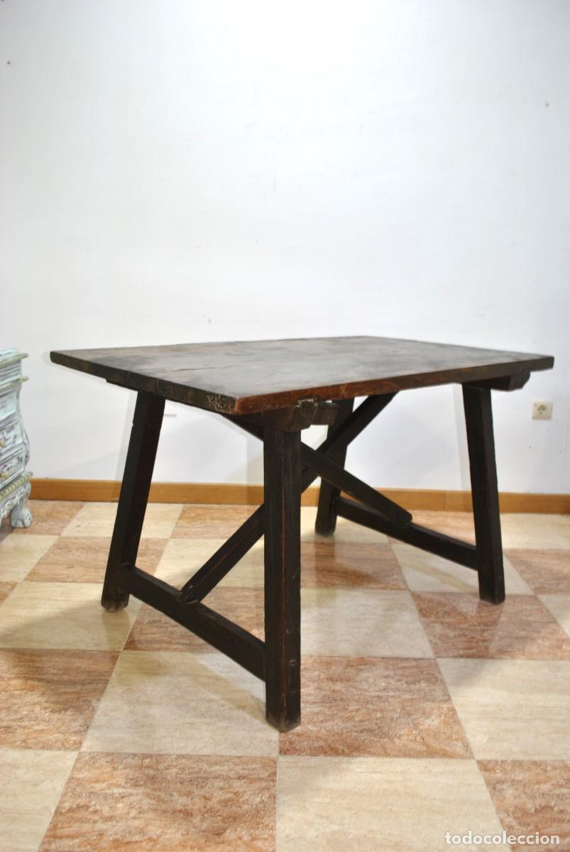 Antig&uuml;edades: MESA ANTIGUA TOCINERA SIGLO XVIII - Foto 5