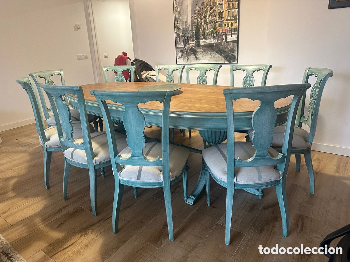 Antig&uuml;edades: Mesa Comedor Vintage ( NOGAL) - Foto 2